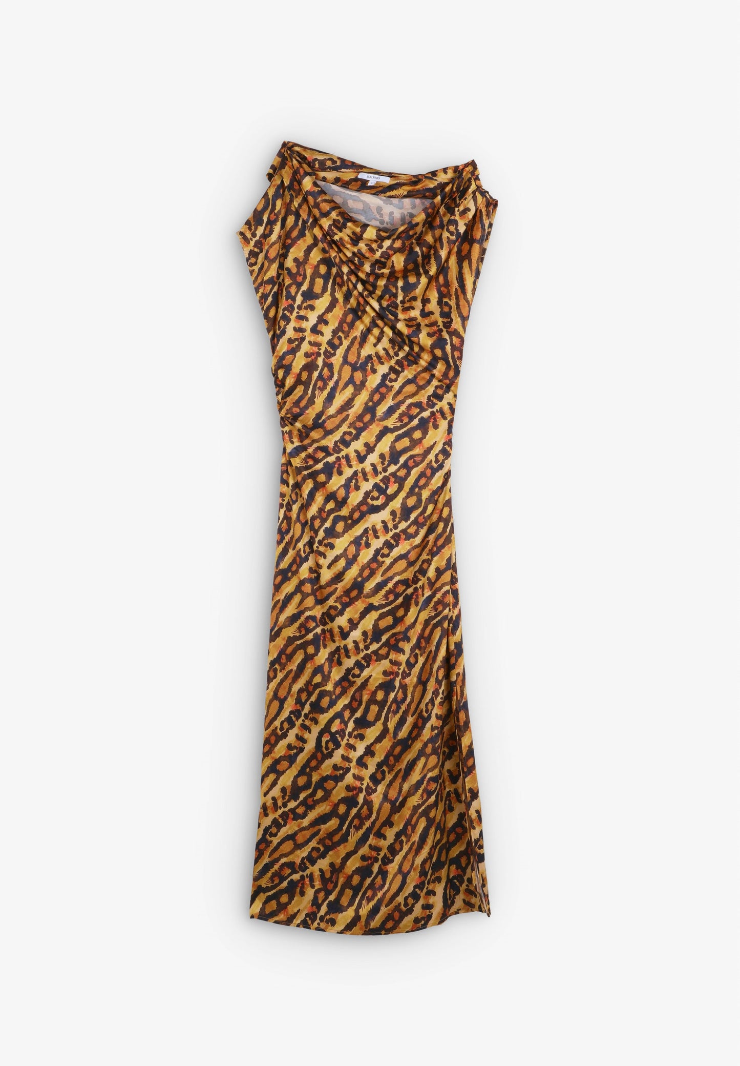 VESTIDO SATINADO ANIMAL PRINT