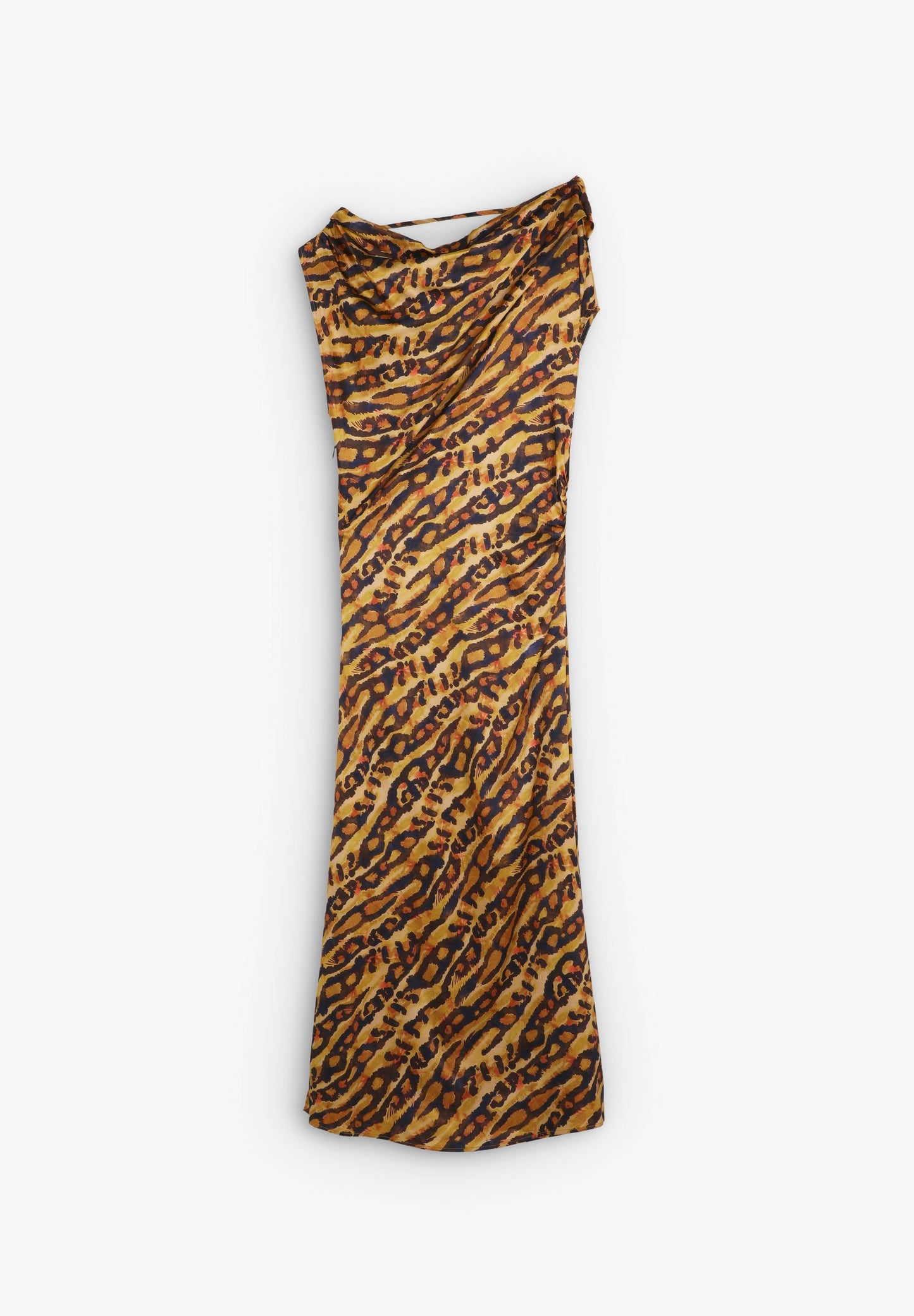 VESTIDO SATINADO ANIMAL PRINT