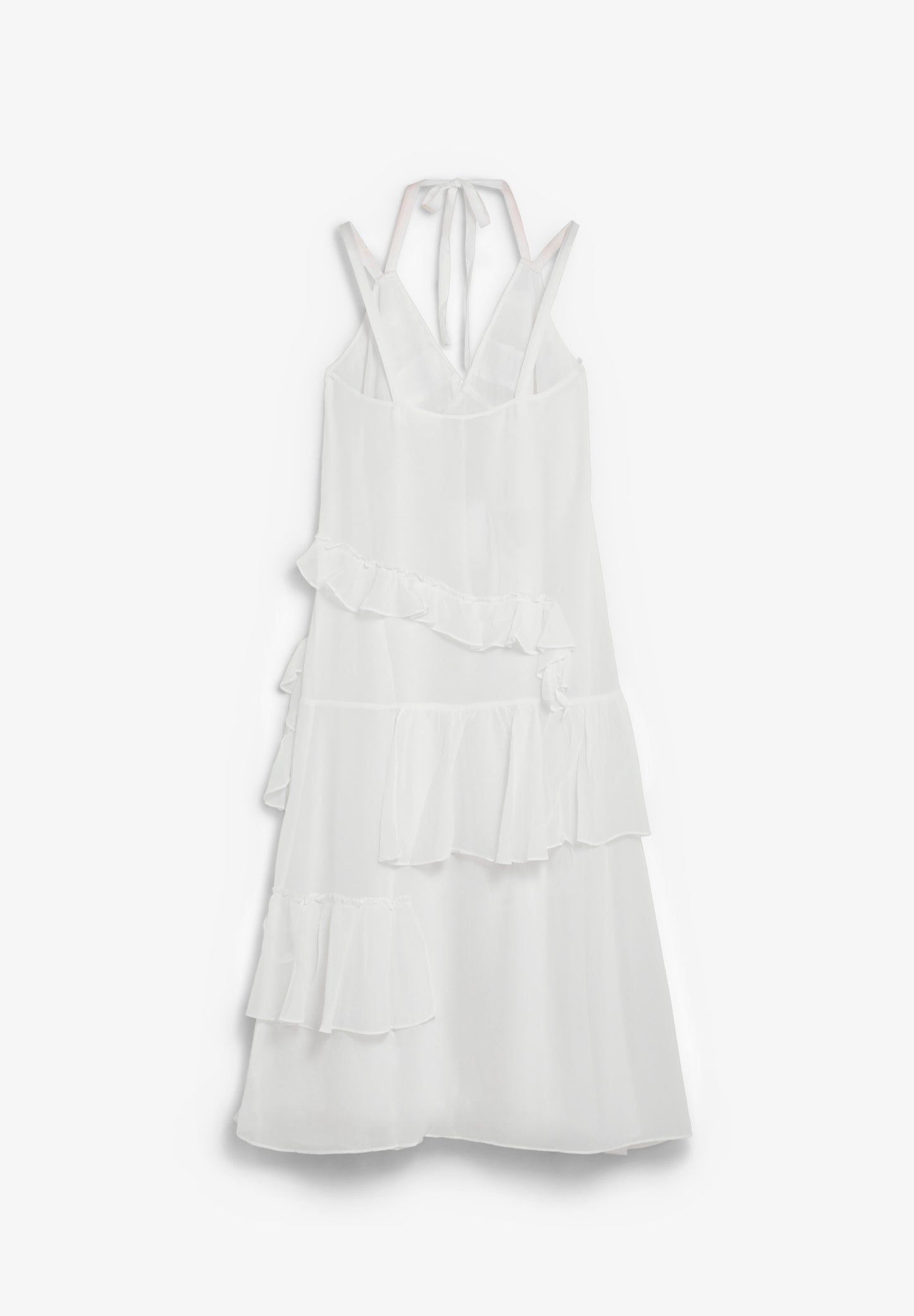 VESTIDO ENCAJE VOLANTES
