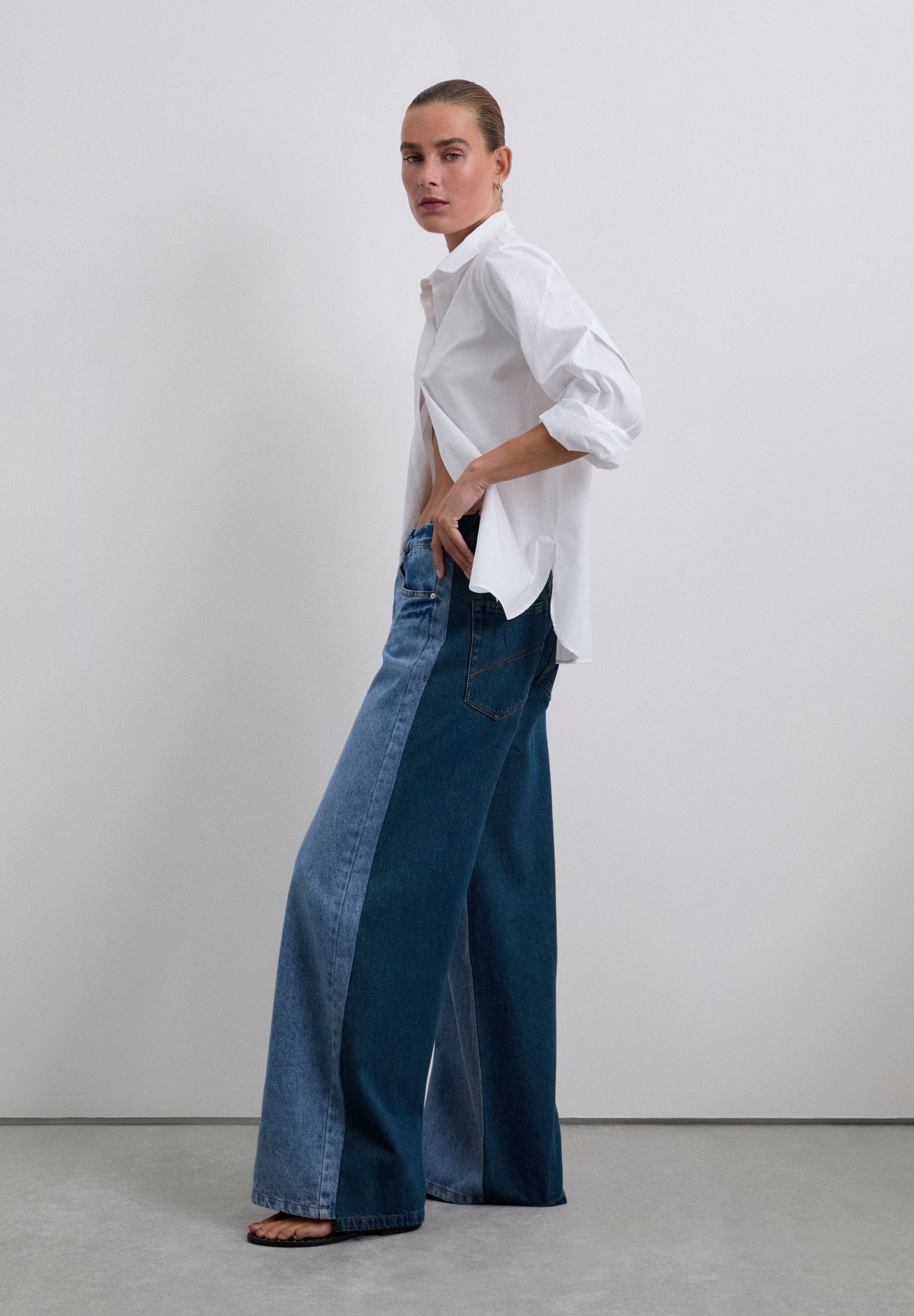 JEANS BICOLOR