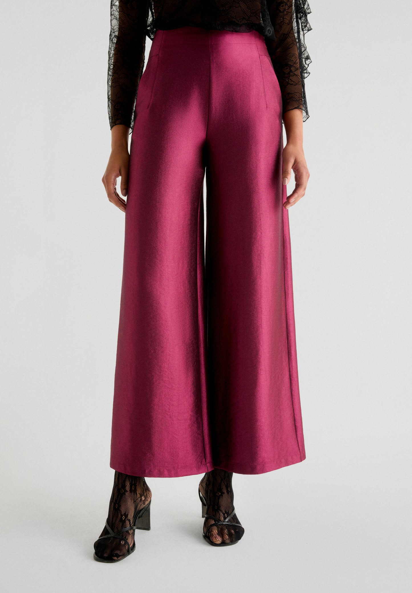 PANTALÓN SATINADO CULOTTE