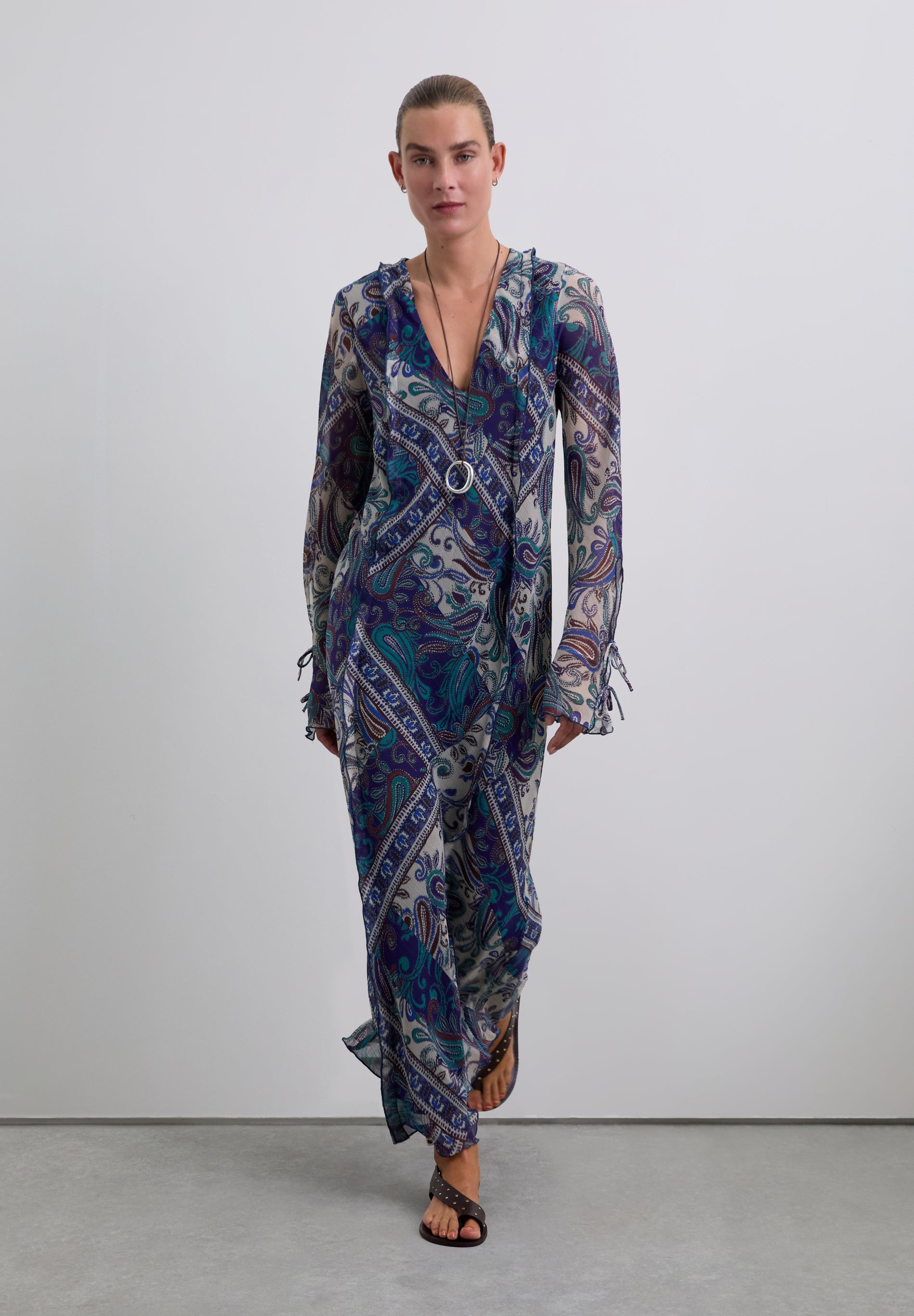 PASLEY RUFFLE DRESS
