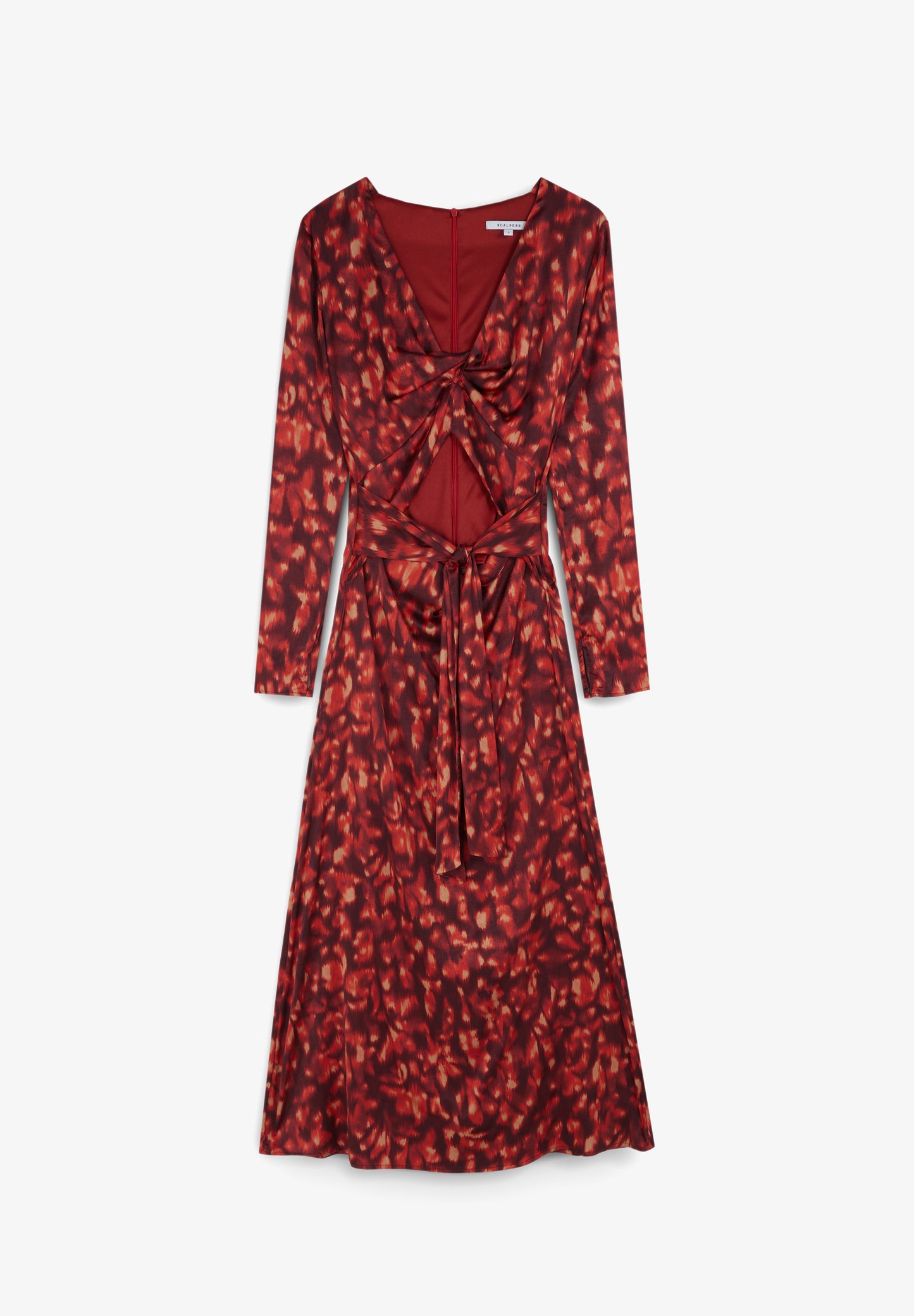 VESTIDO PRINT ABERTURA LAZADA