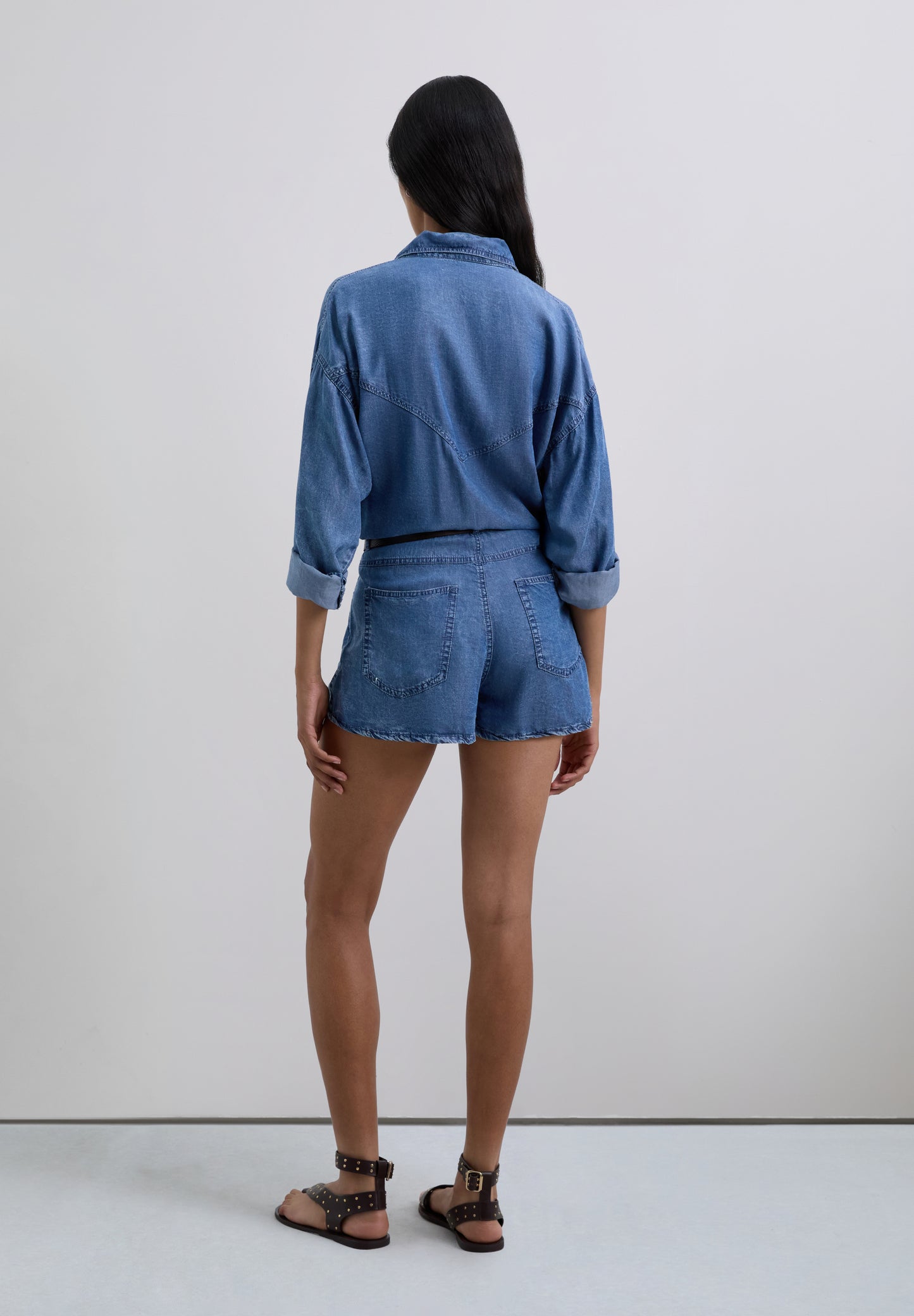 MONO CORTO EFECTO DENIM