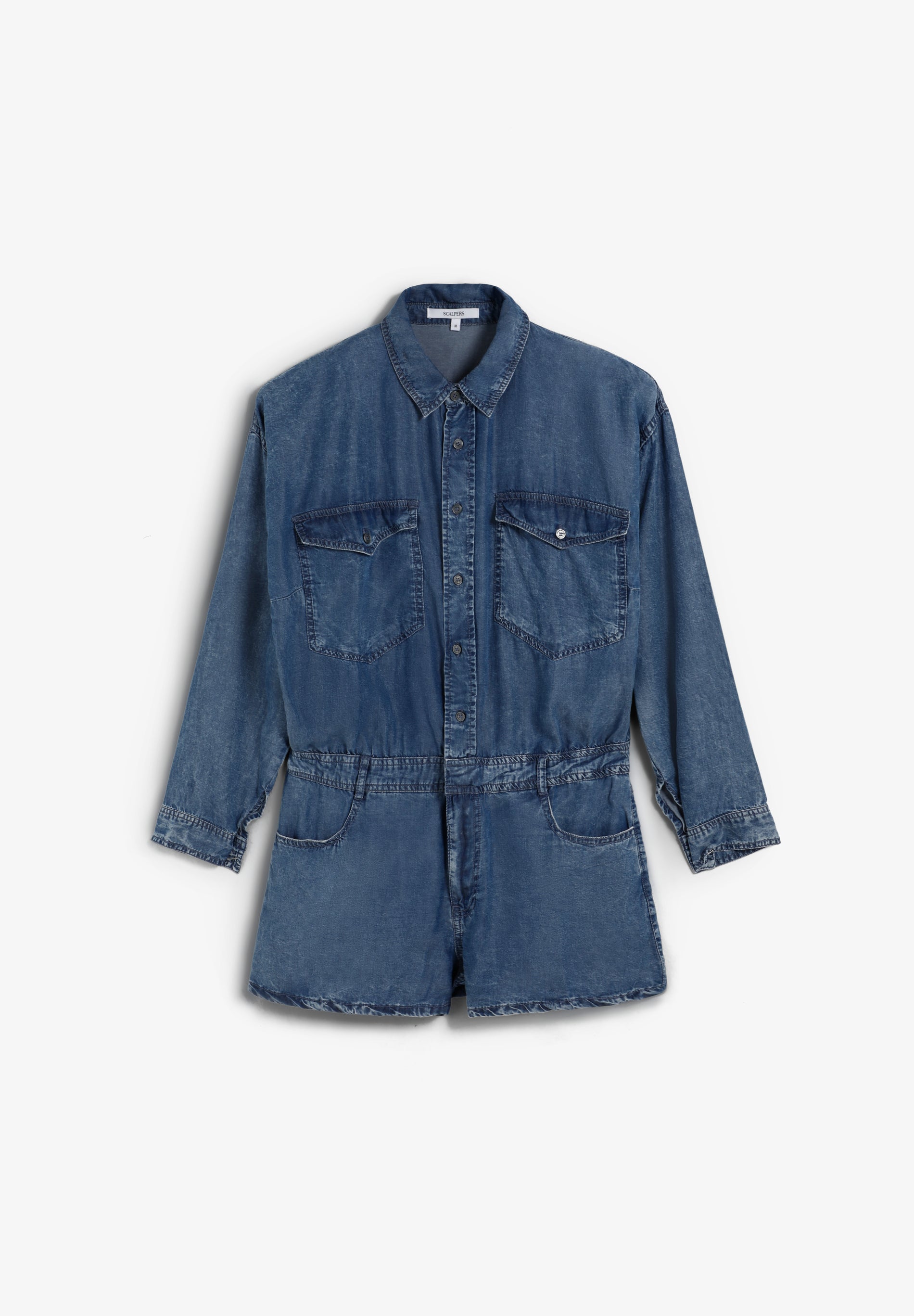MONO CORTO EFECTO DENIM