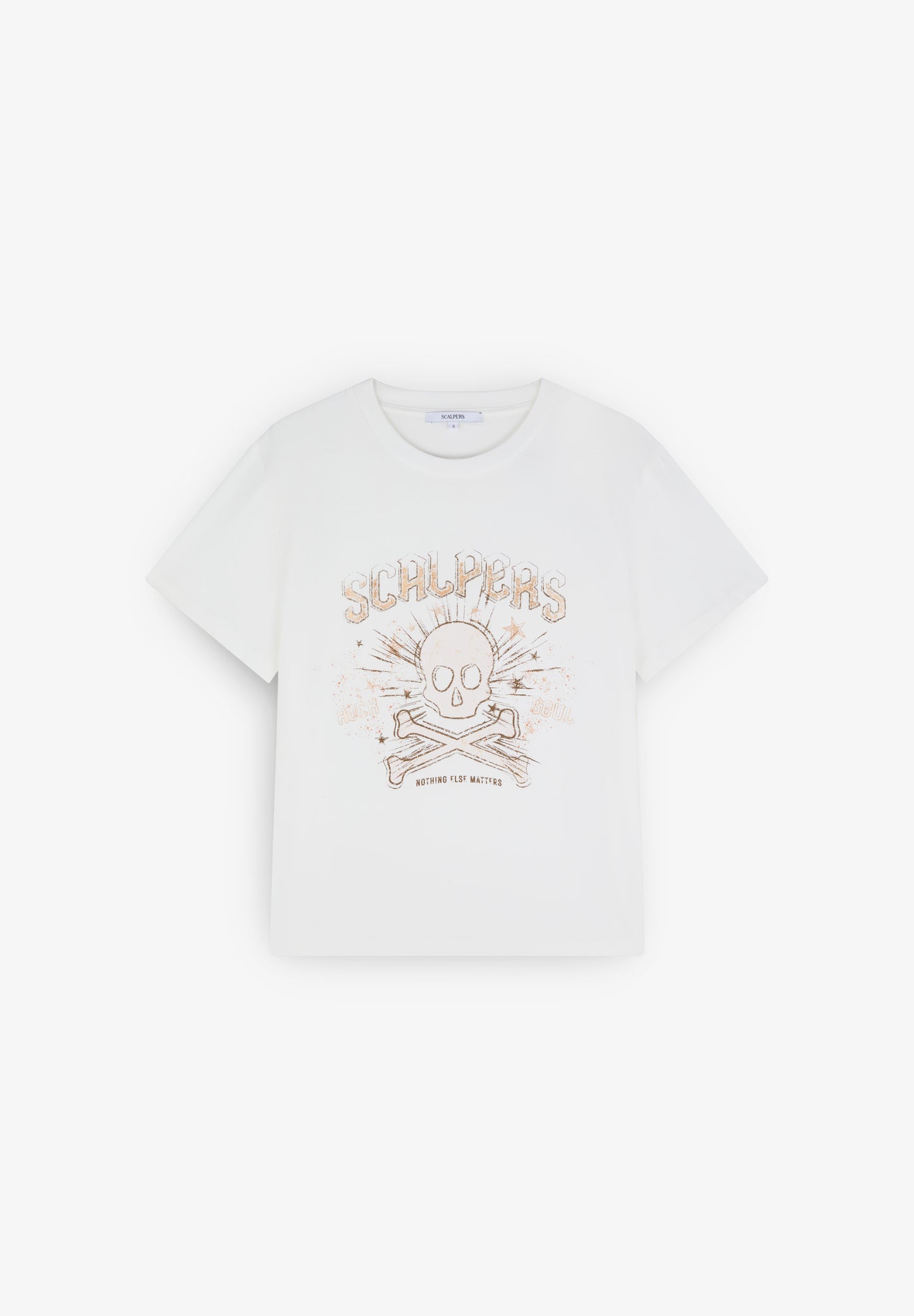 CAMISETA PRINT CALAVERA ESTRELLAS
