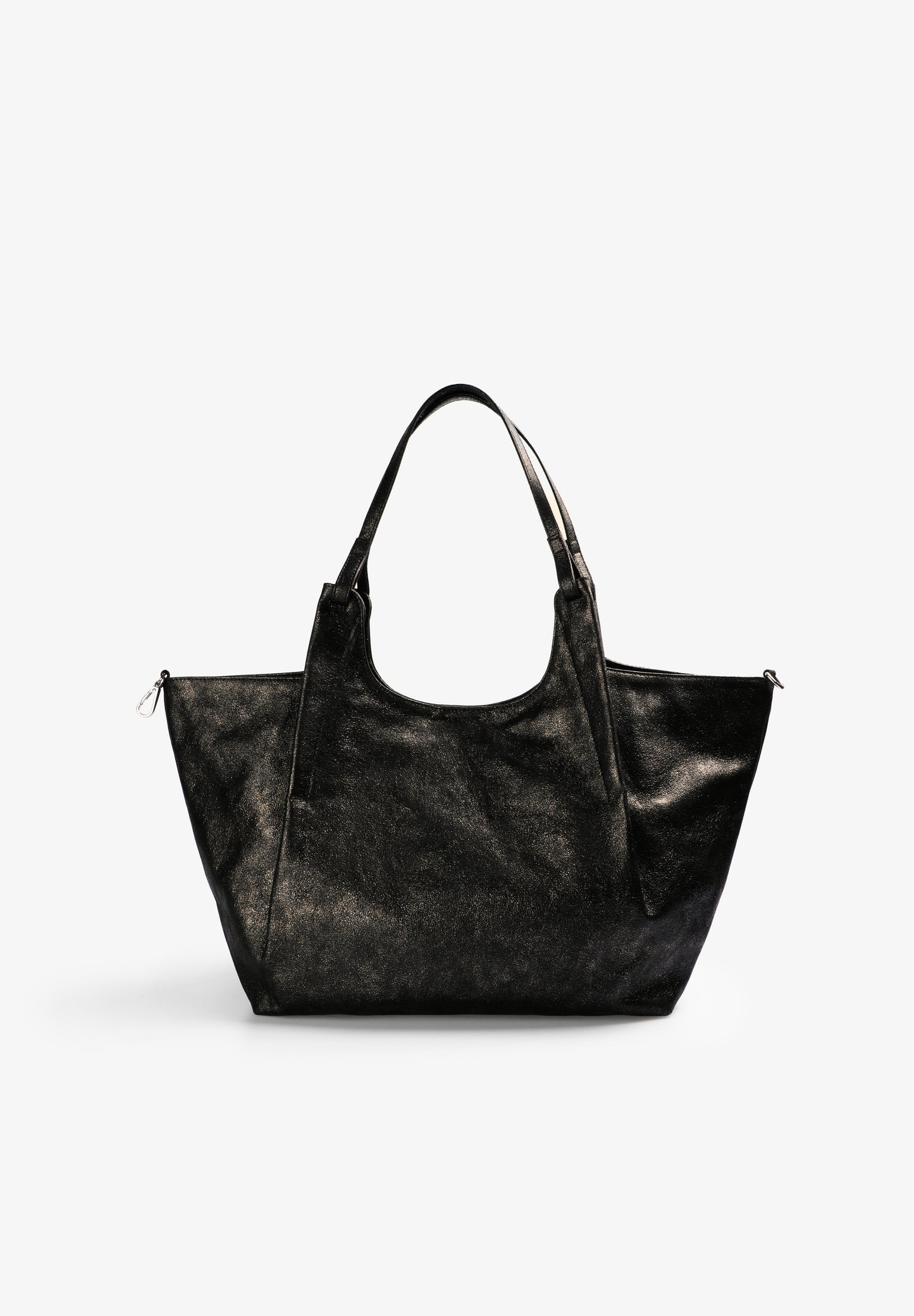 BOLSO NEGRO BRILLO AJUSTABLE