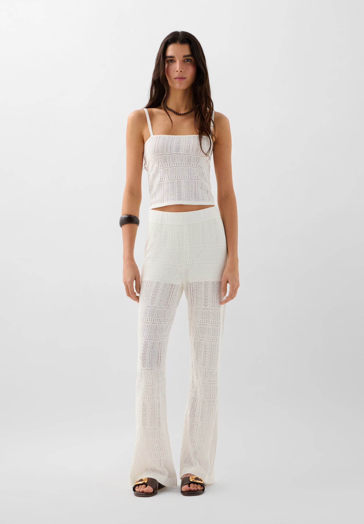 PANTALÓN FLARE POINTELLE