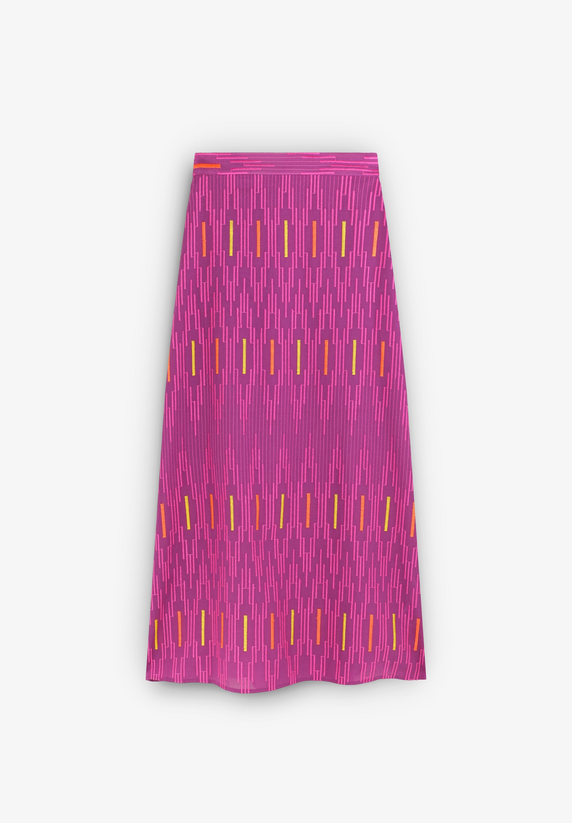 FALDA BORDADOS MIDI