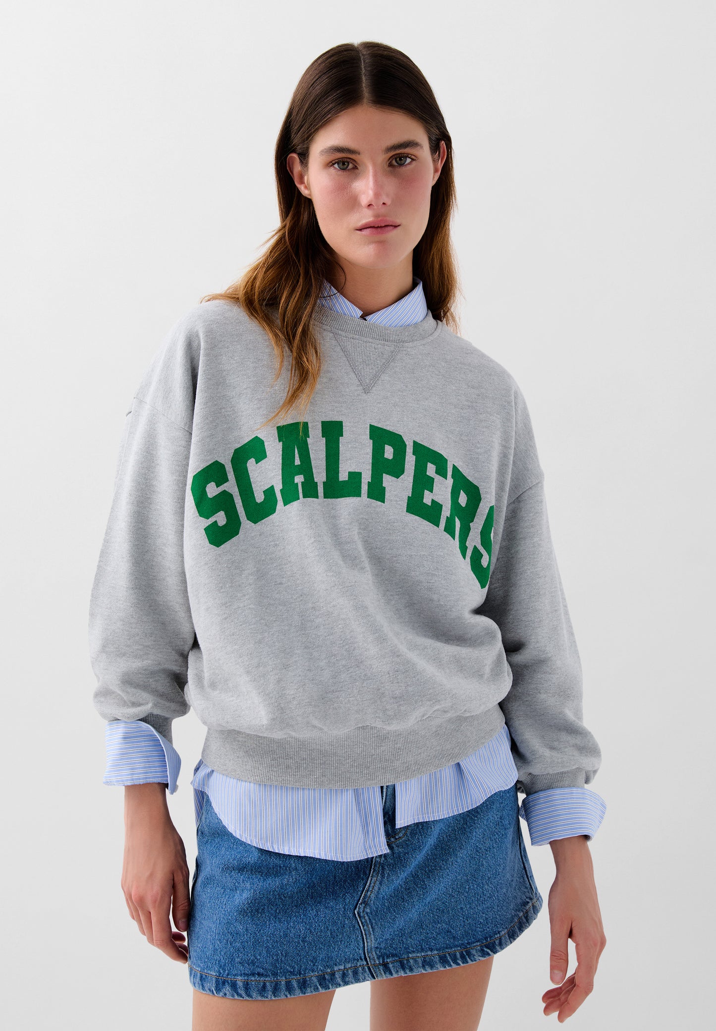 SUDADERA LOGO CONTRASTE
