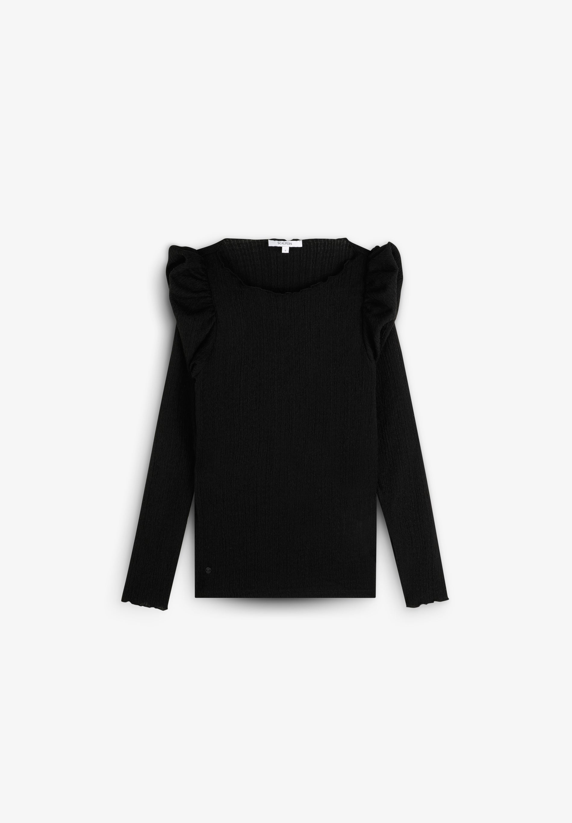 CAMISETA MANGA LARGA VOLANTES