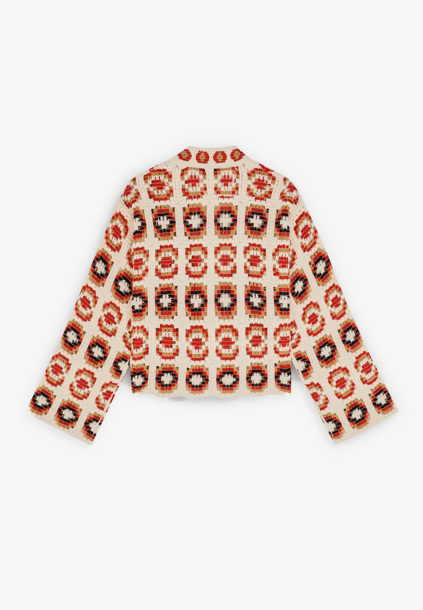CARDIGAN CROCHET BORDADO