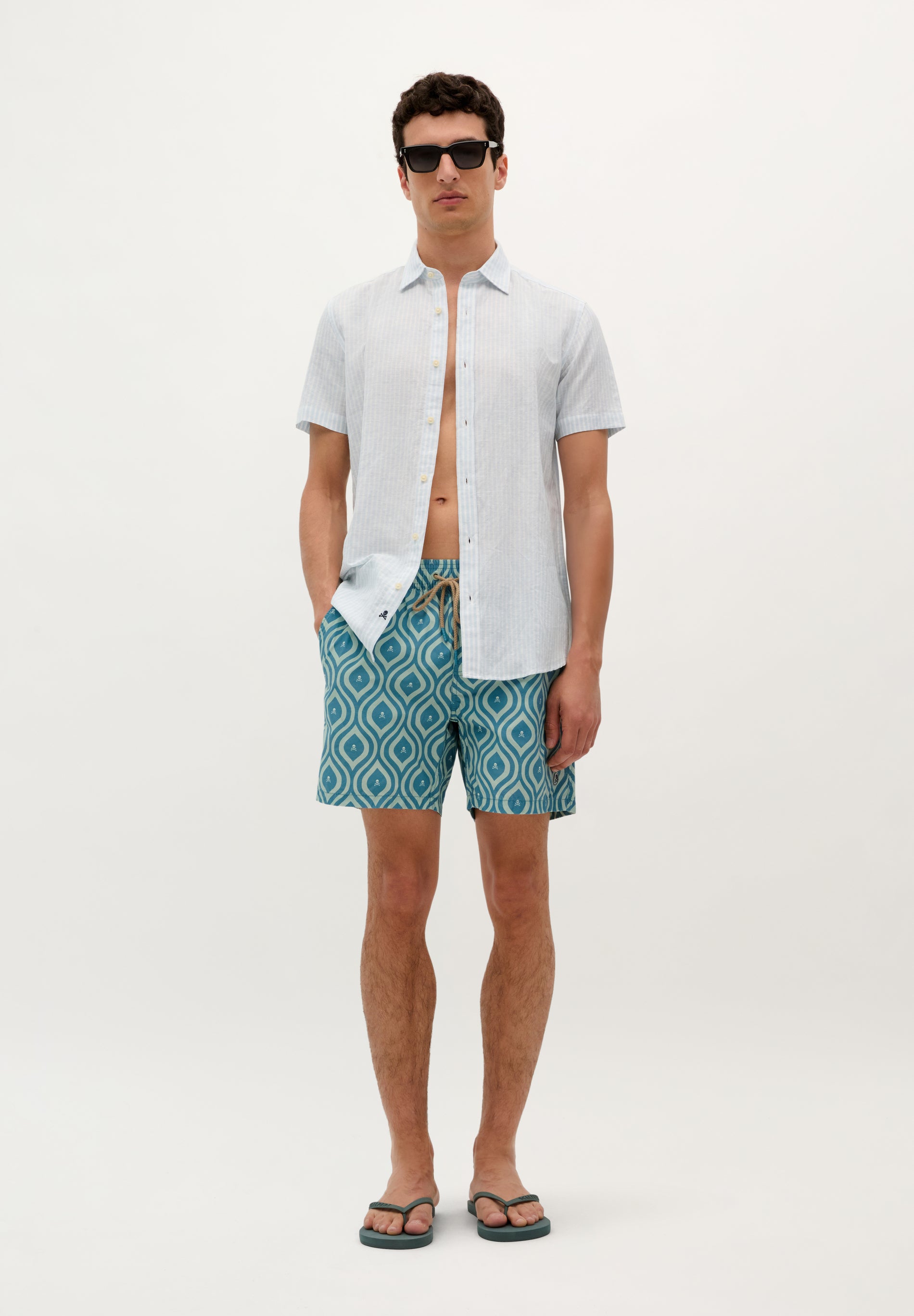 BAÑADOR ESTAMPADO ONDAS