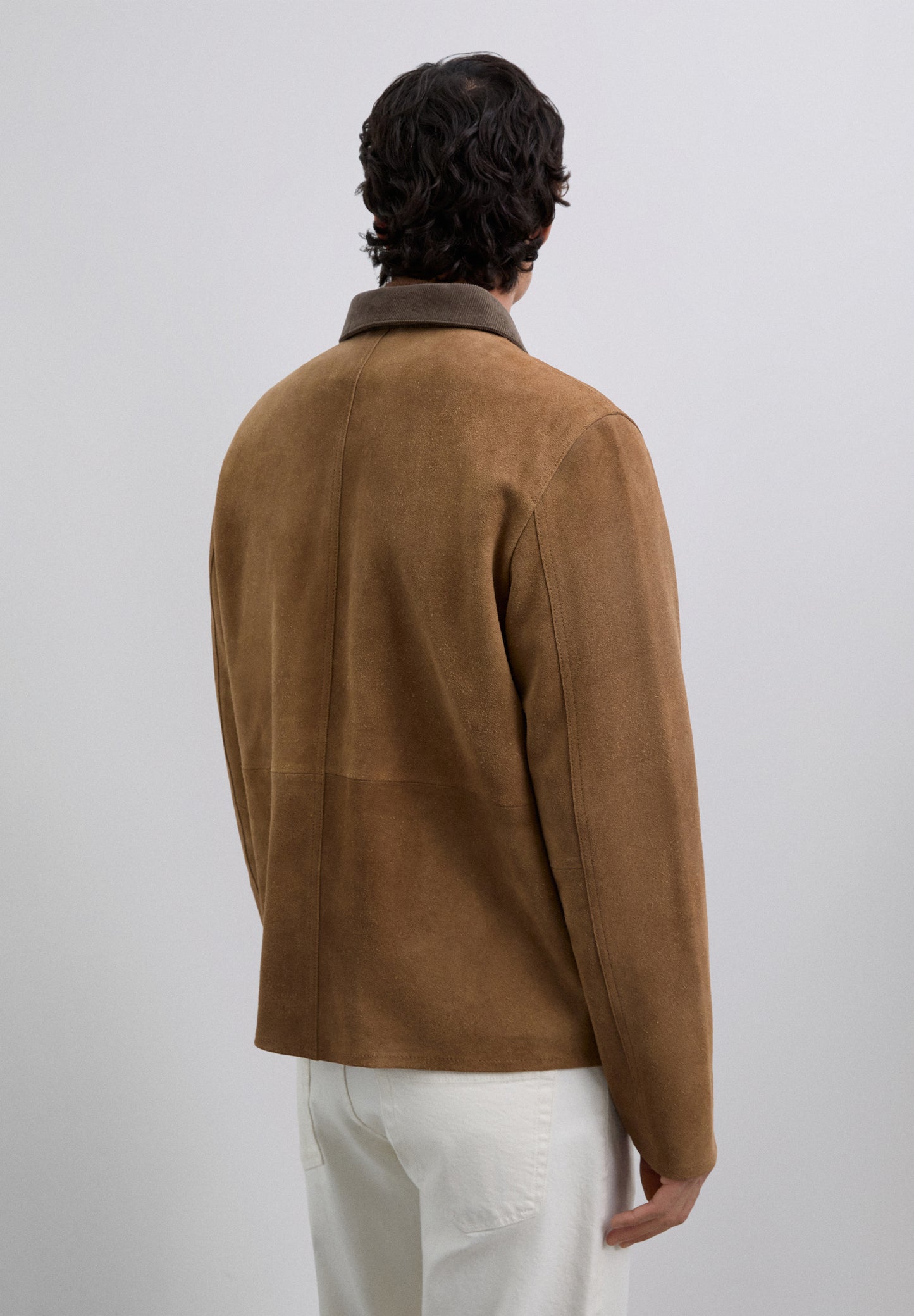 CHAQUETA PIEL CUELLO PANA