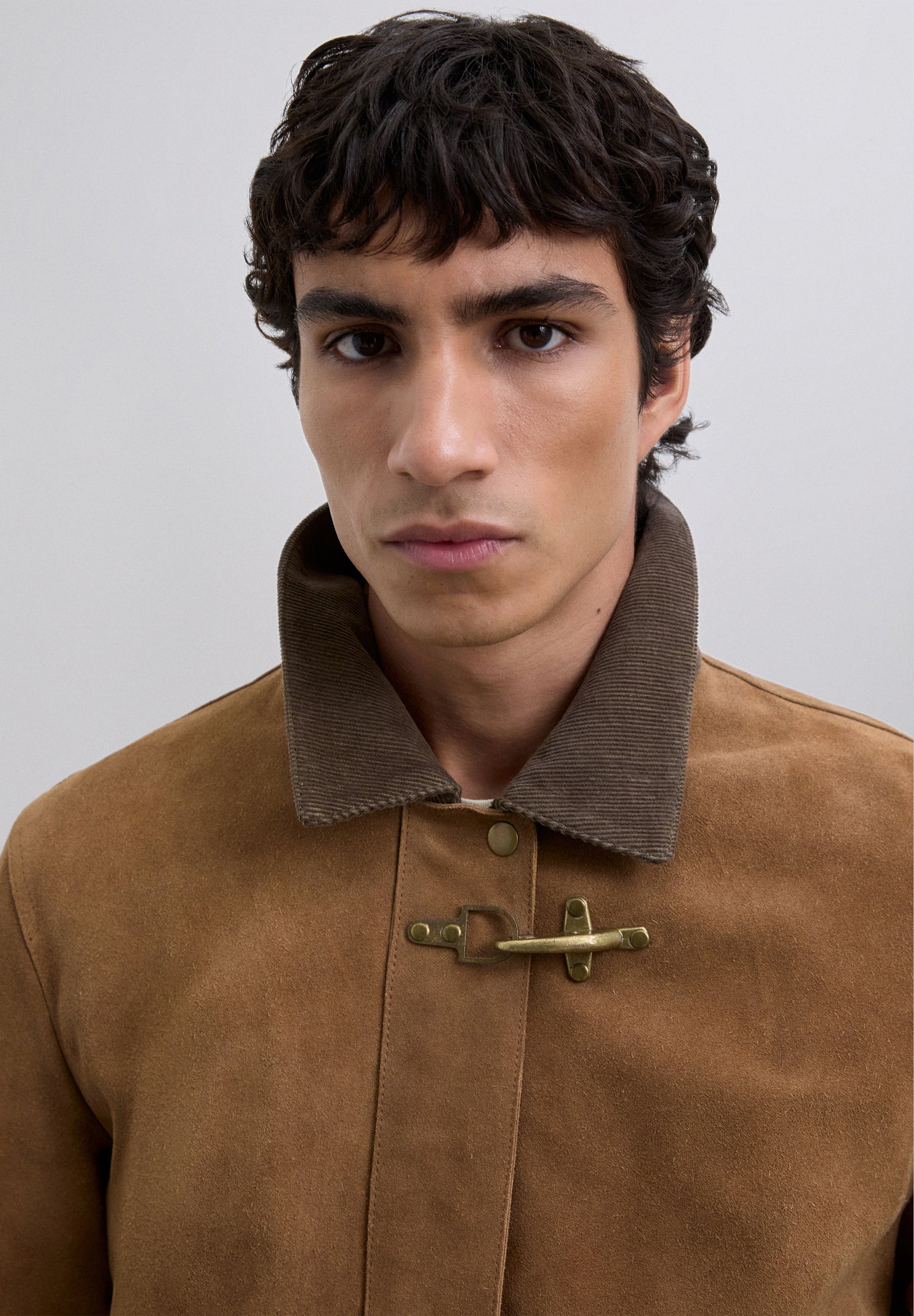 CHAQUETA PIEL CUELLO PANA