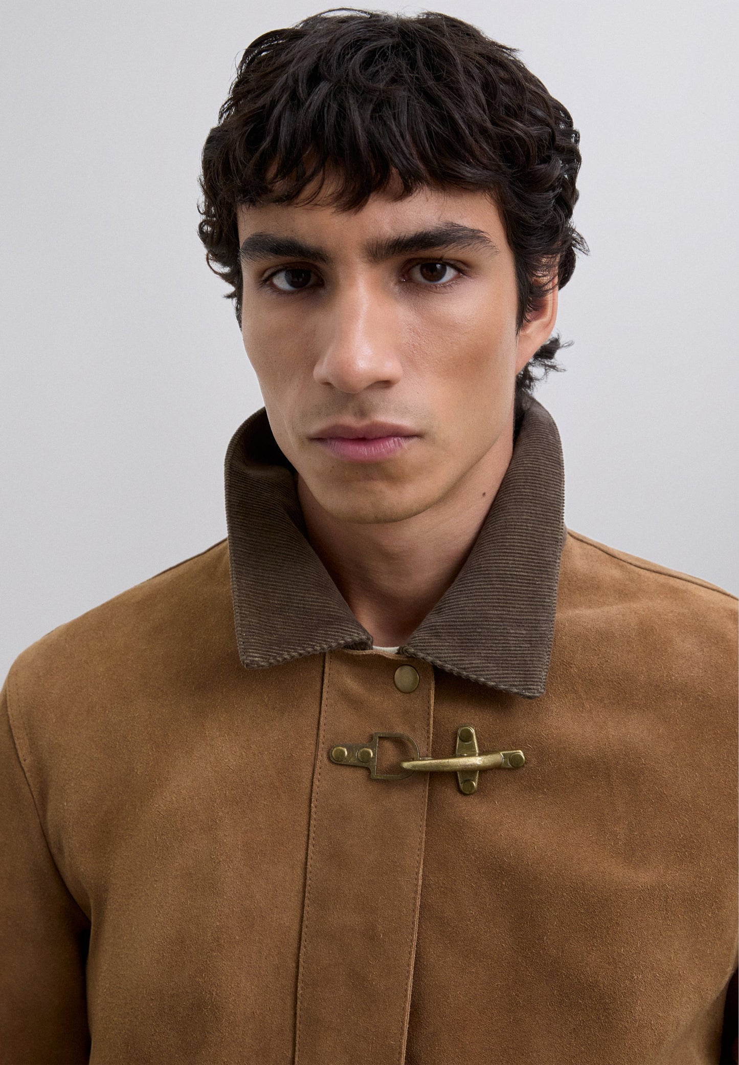 CHAQUETA PIEL CUELLO PANA