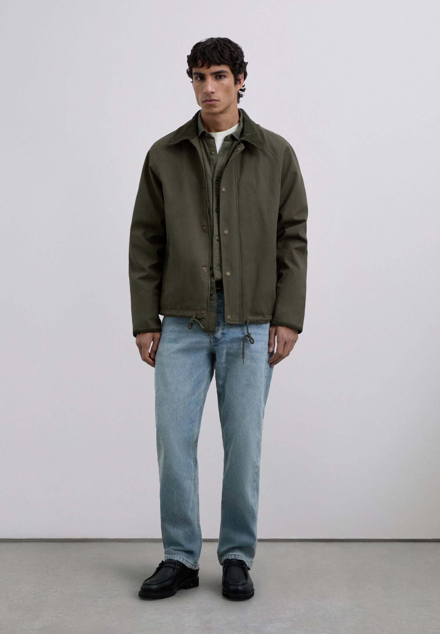 CHAQUETA CAPUCHA ALGODÓN