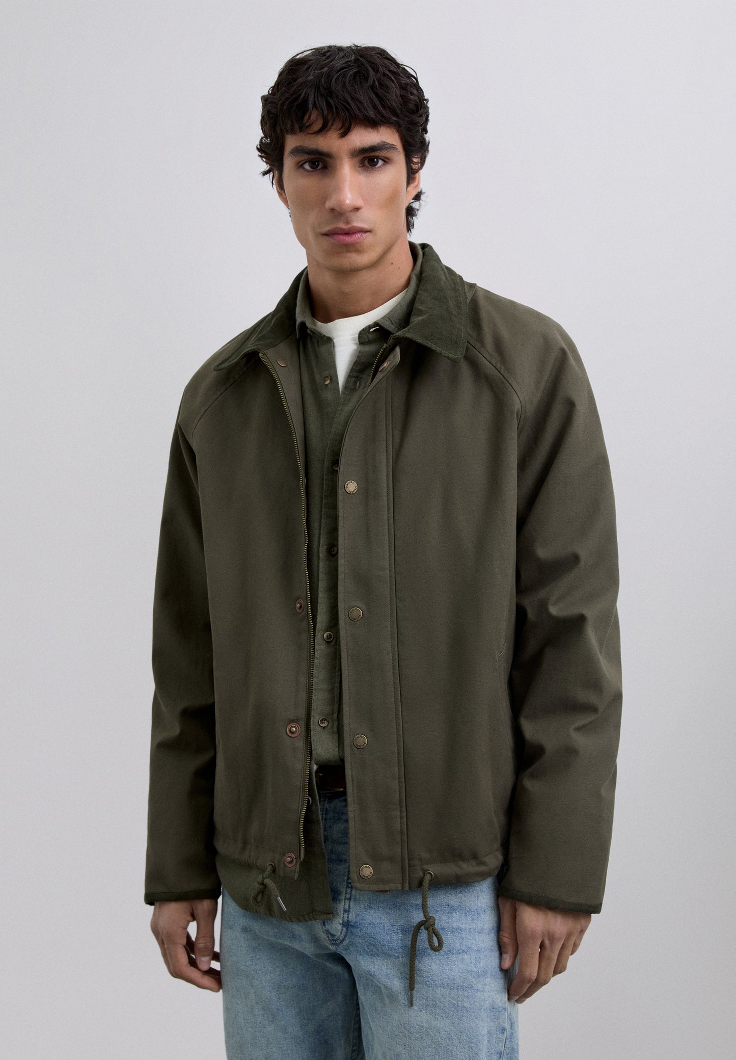 CHAQUETA CAPUCHA ALGODÓN