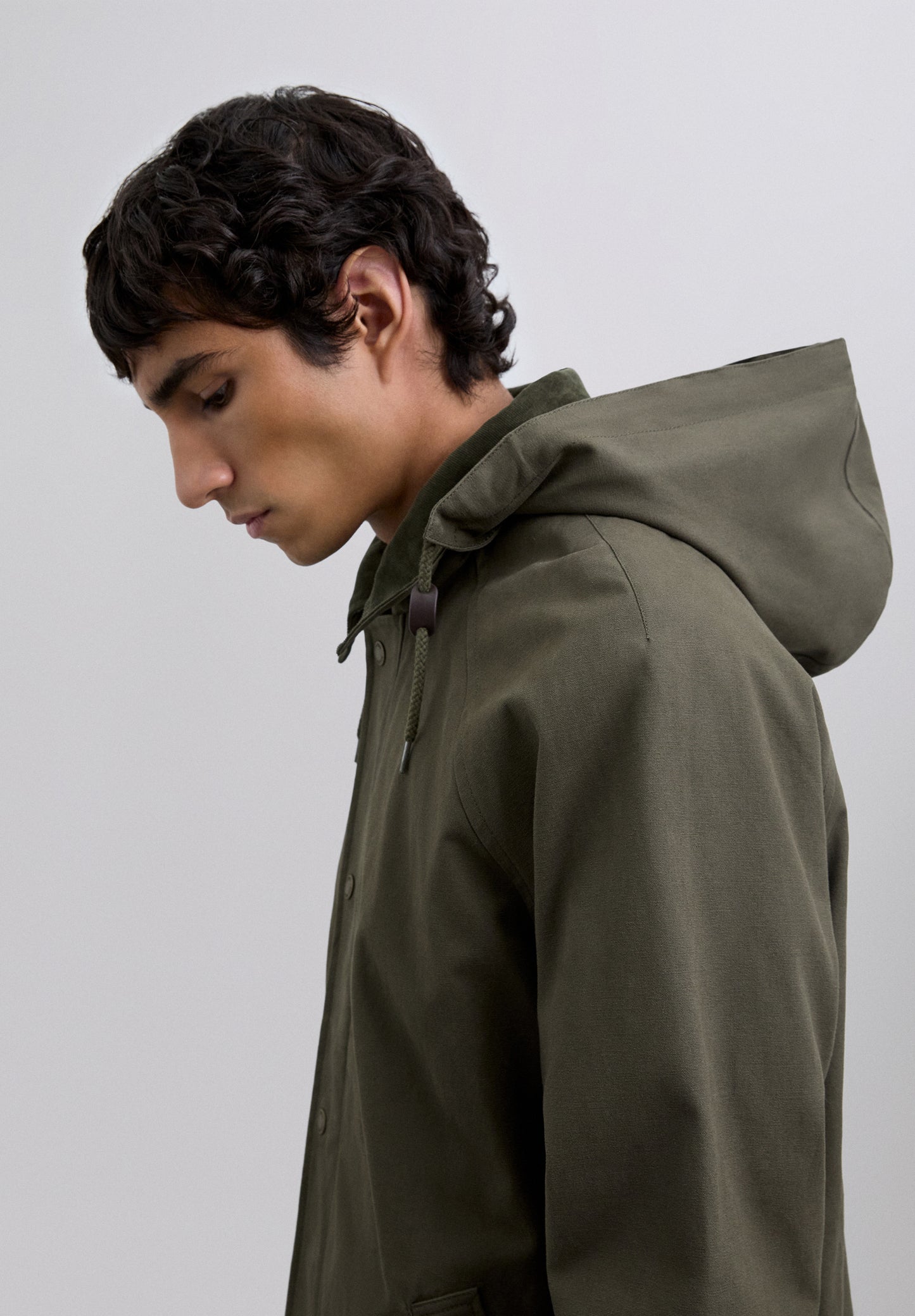 CHAQUETA CAPUCHA ALGODÓN