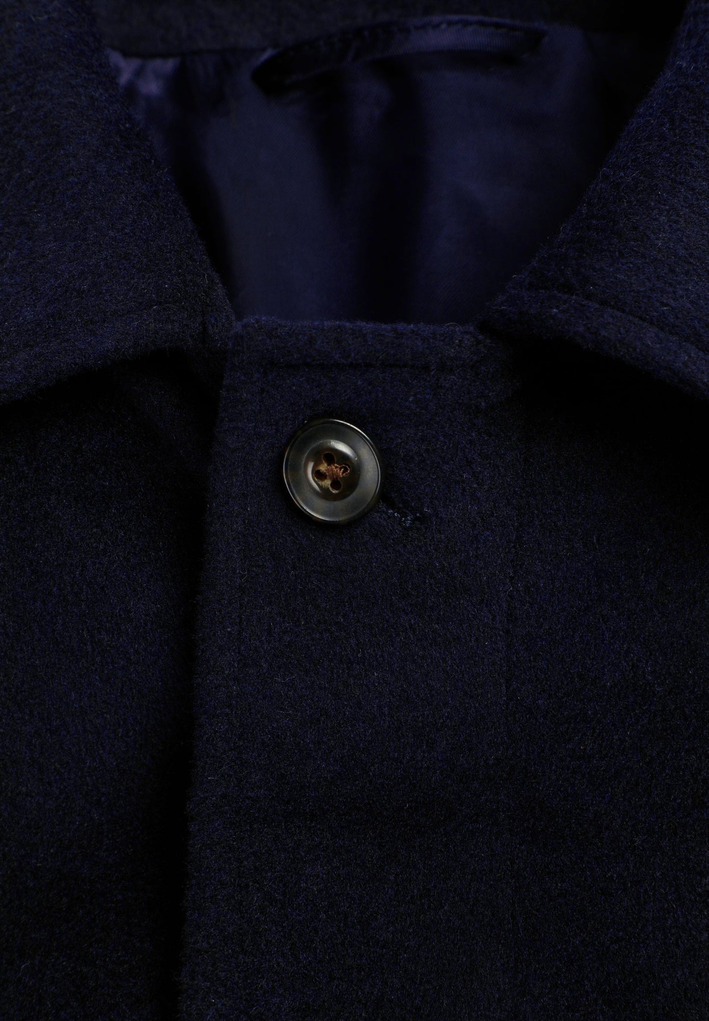 ABRIGO LARGO MEZCLA LANA