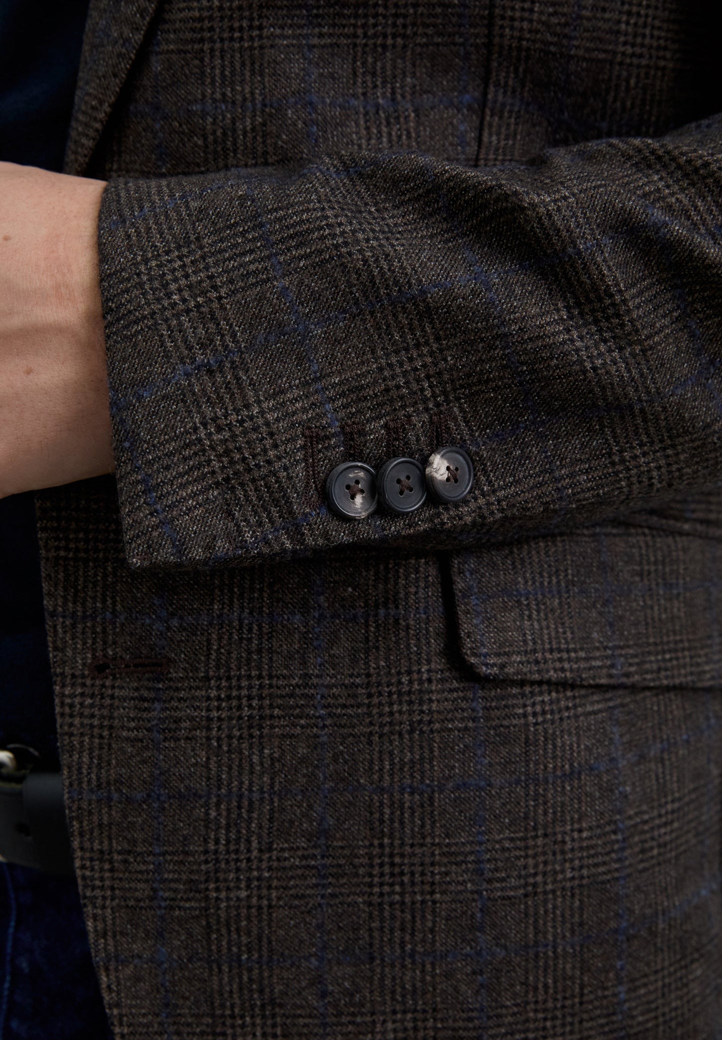 AMERICANA CUADROS LANA