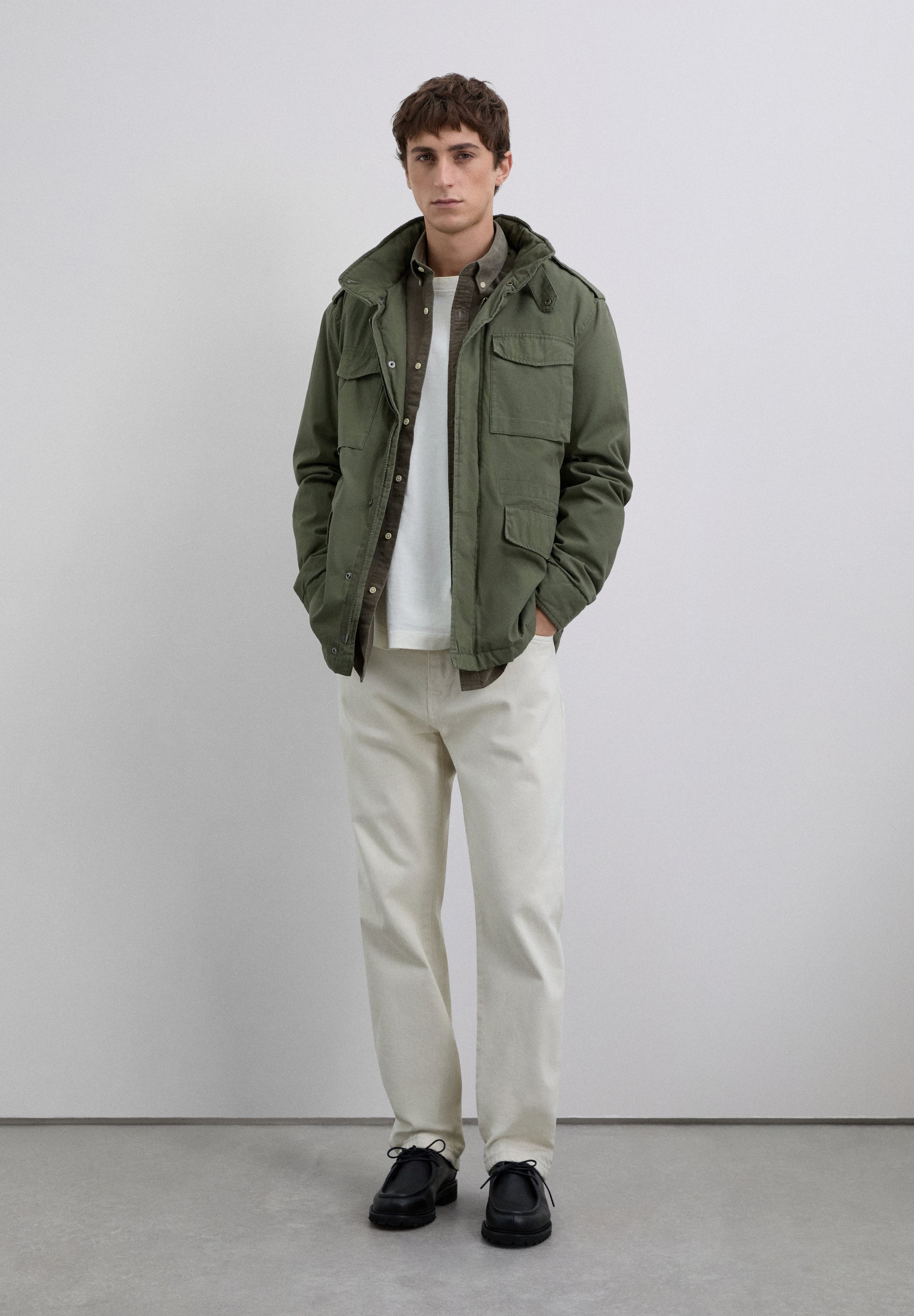 PARKA CAPUCHA MILITAR - Scalpers