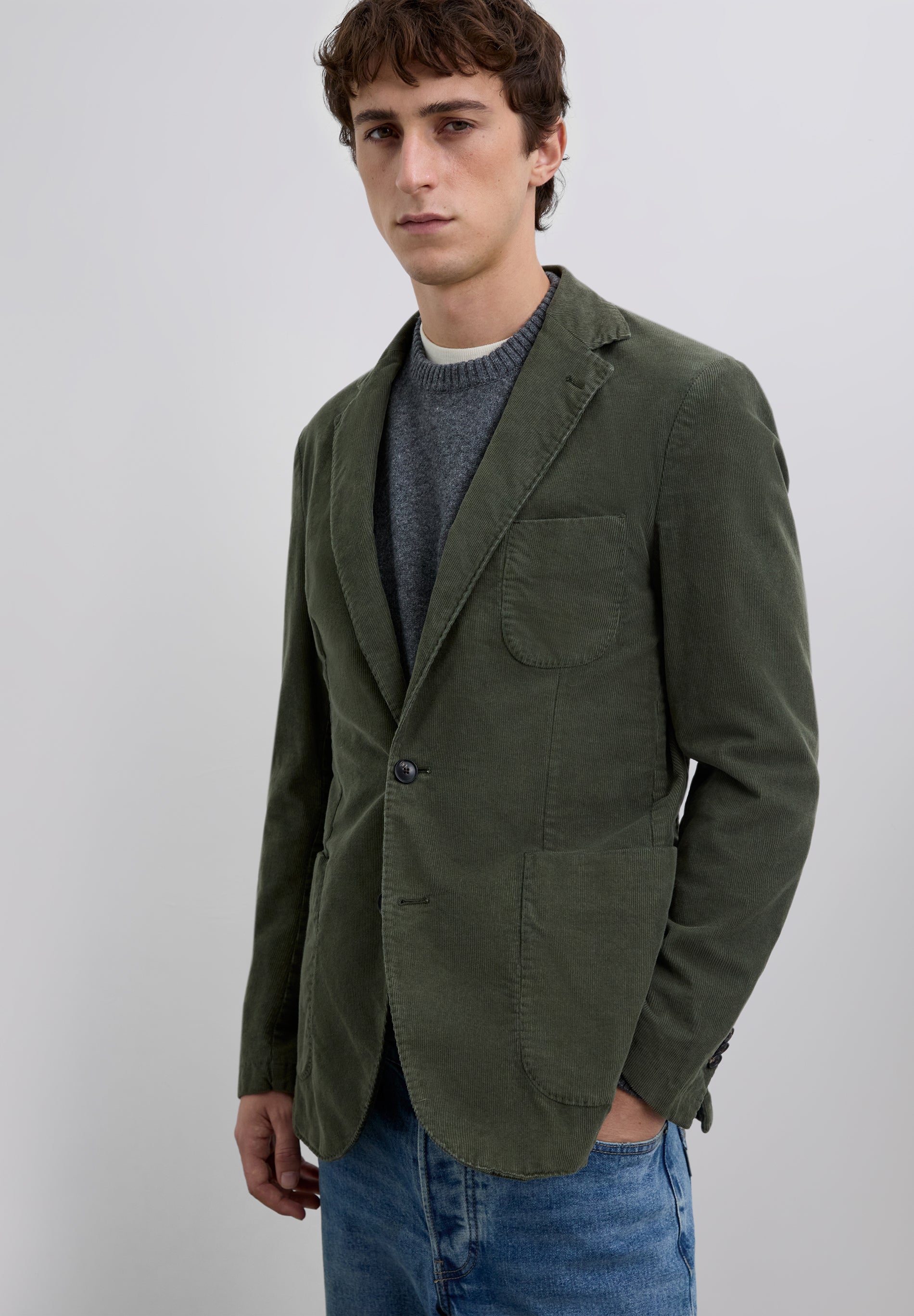 SCHALIBUT VELAZ CORD BLAZER