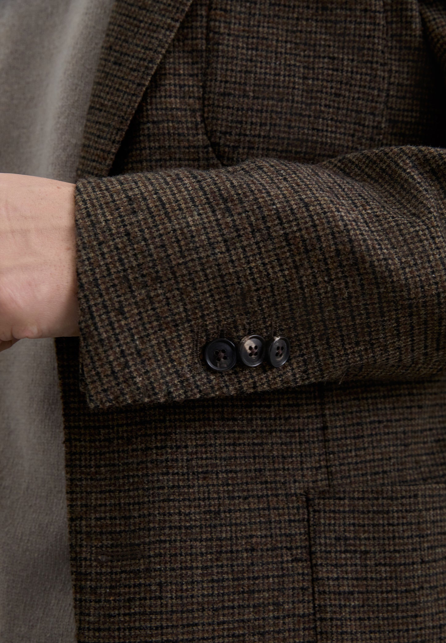 AMERICANA CUADROS LANA