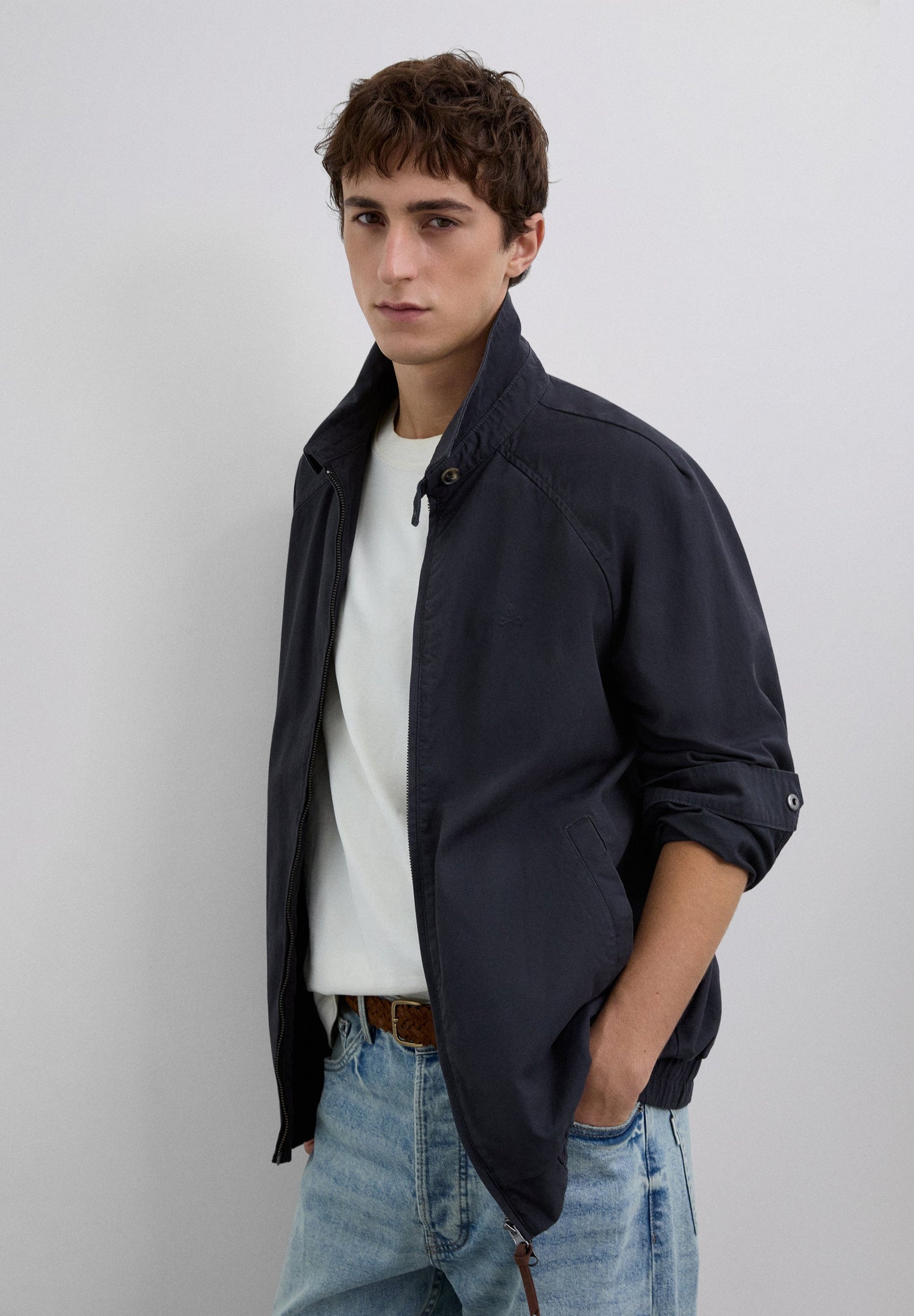 CHAQUETA BOMBER LOGO