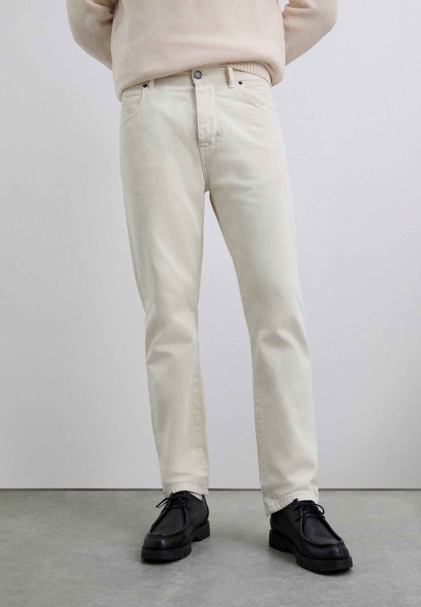 PANTALÓN RECTO ALGODÓN