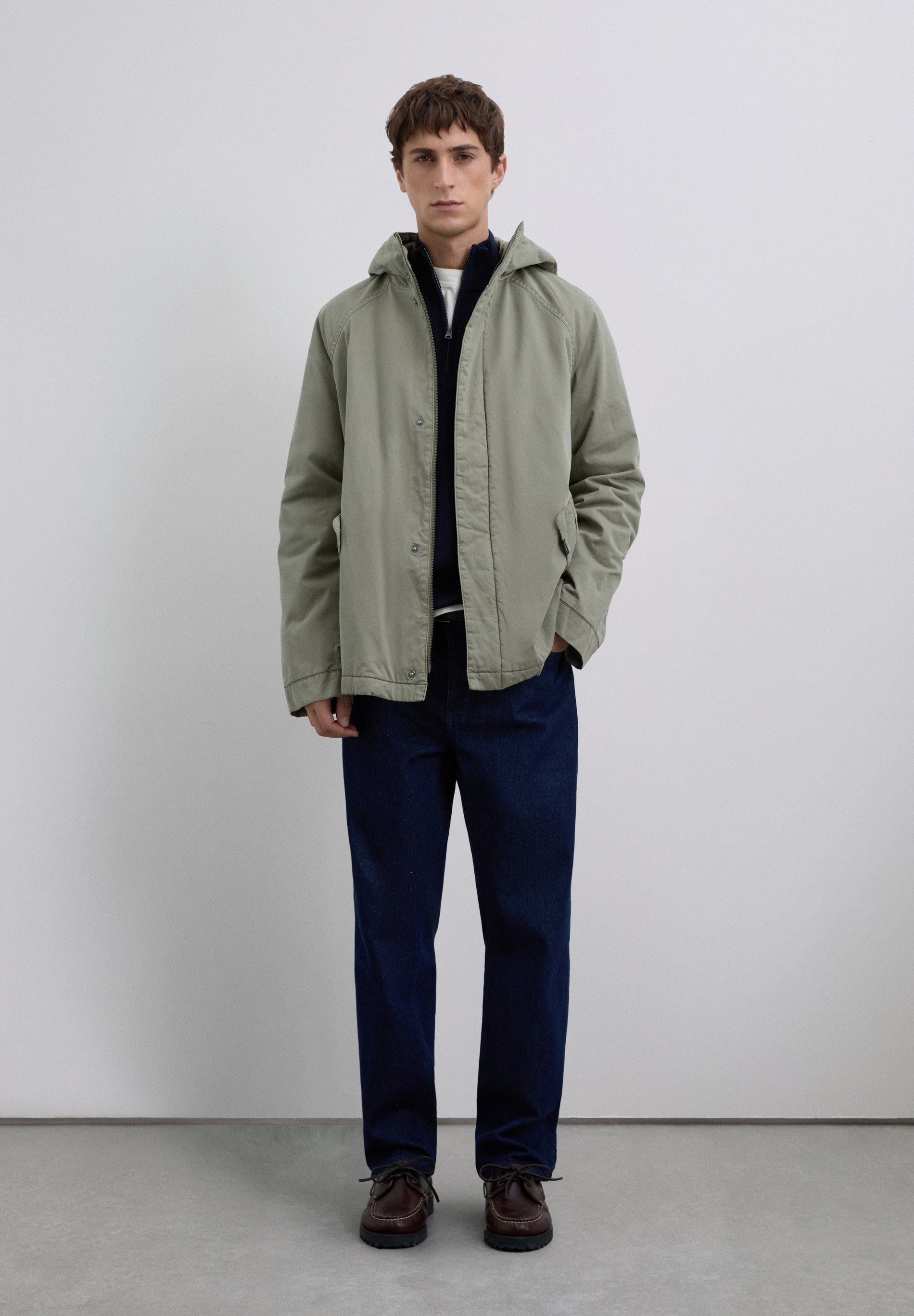 PARKA CAPUCHA ALGODÓN