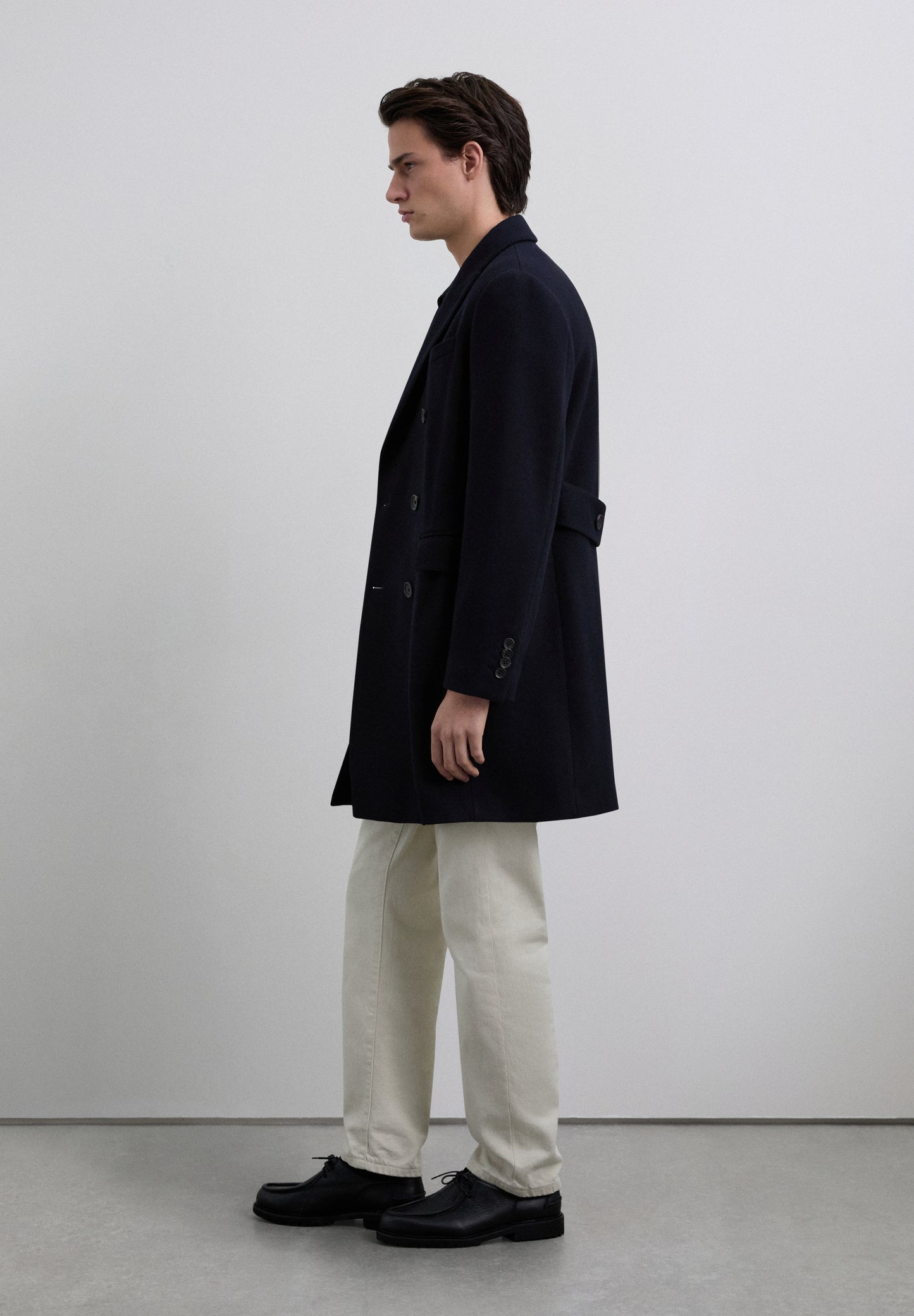 ABRIGO CRUZADO CON LANA