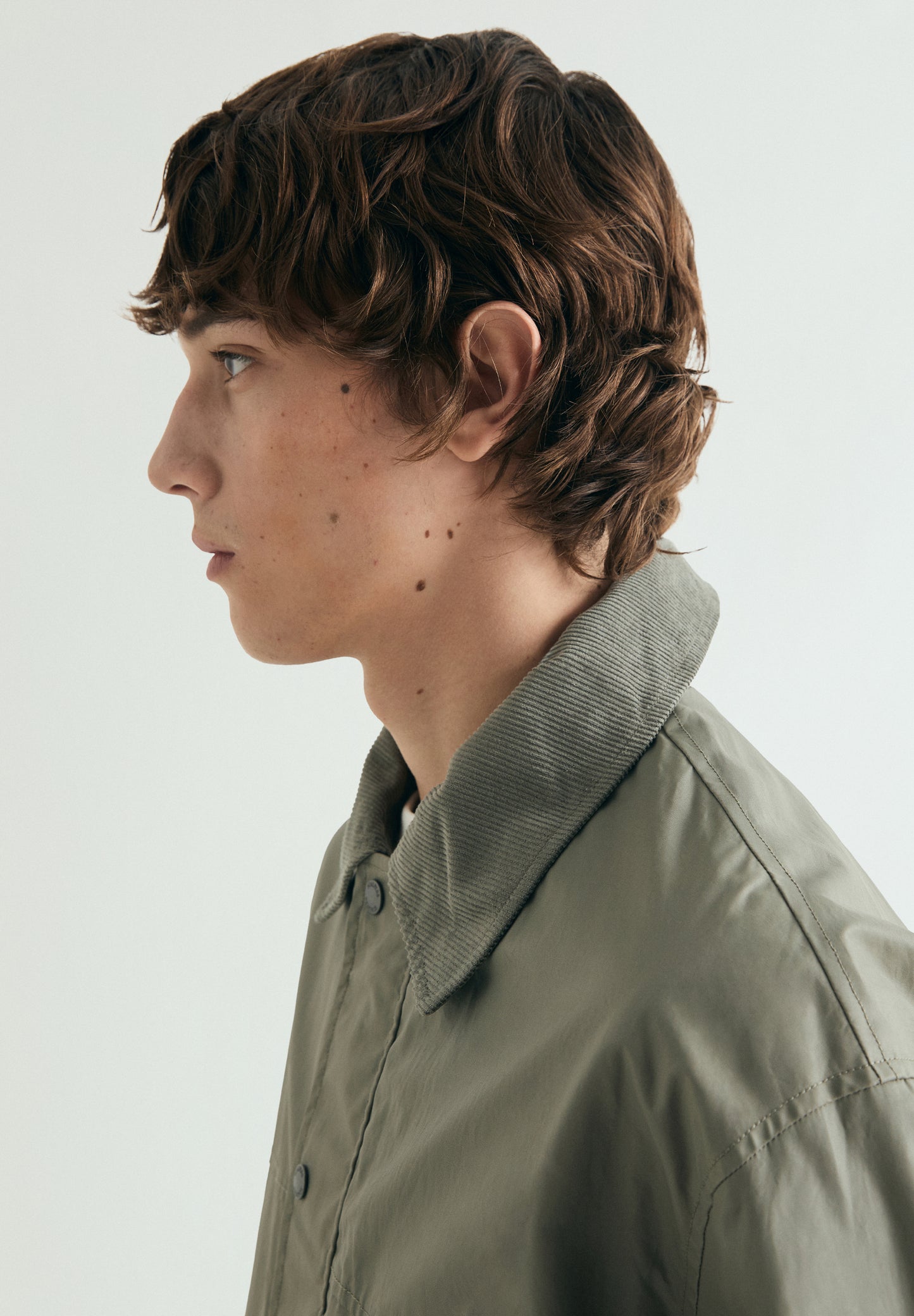 CHAQUETA ENCERADA CON SNAPS