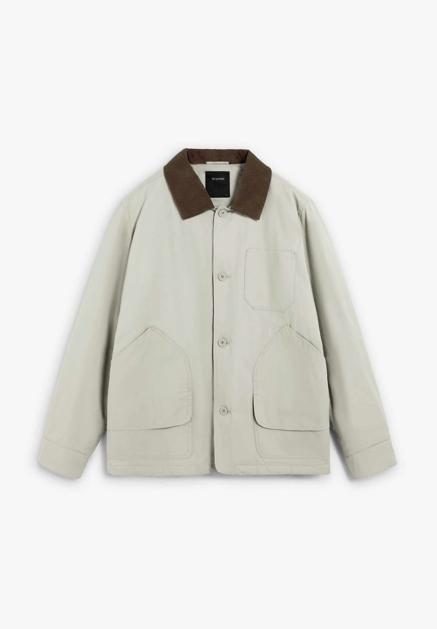 CHAQUETA CUELLO PANA CONTRASTE