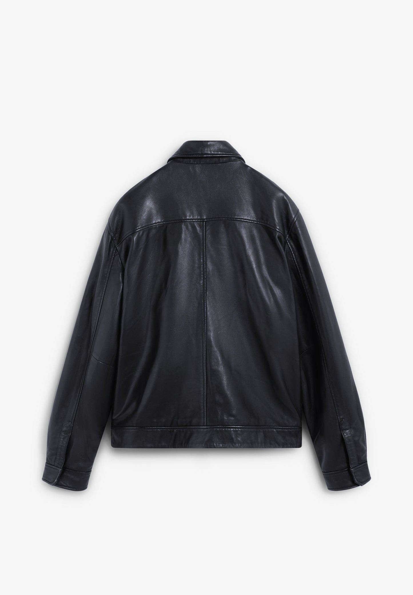 CHAQUETA PIEL CUELLO CAMISA