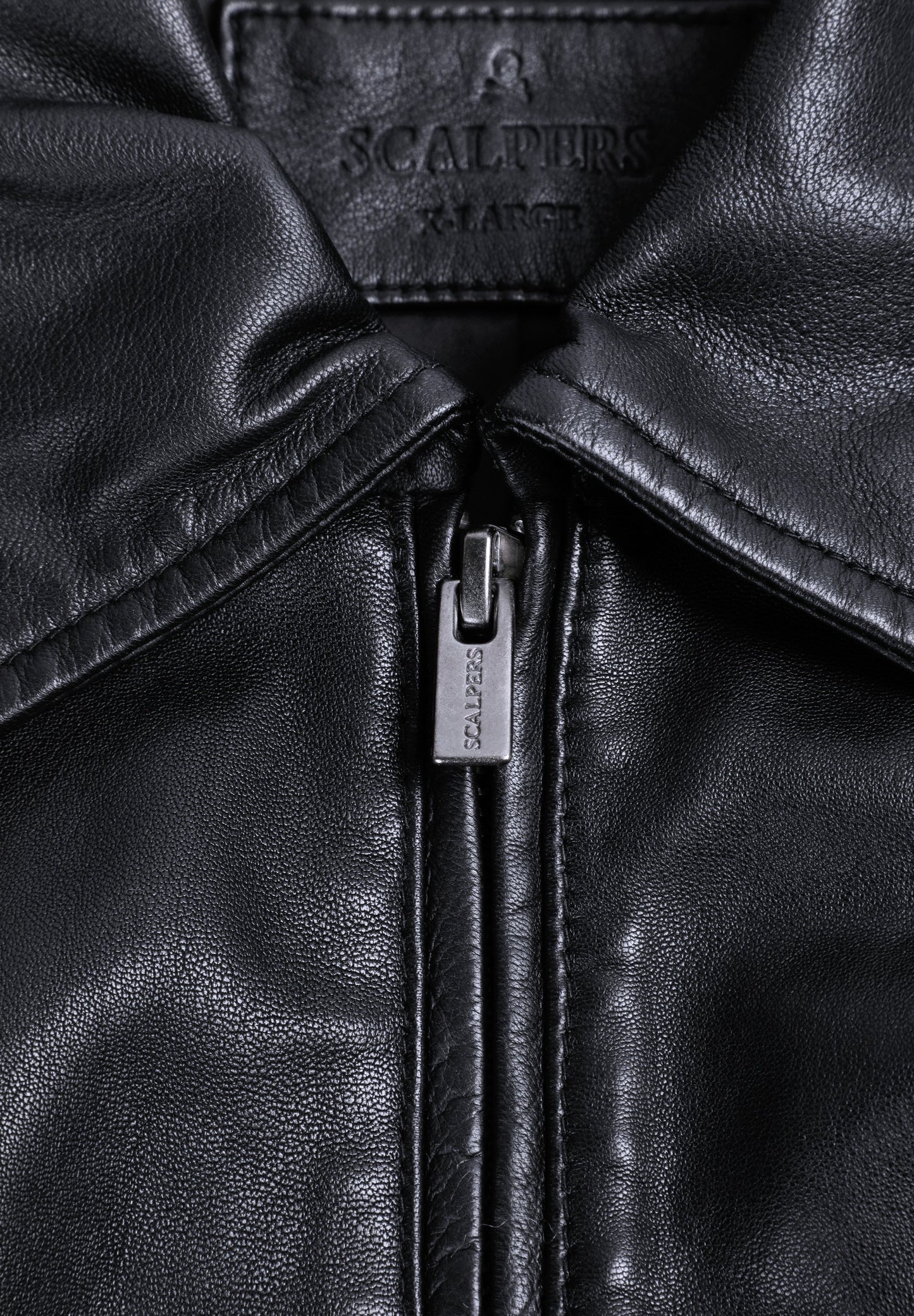 CHAQUETA PIEL CUELLO CAMISA