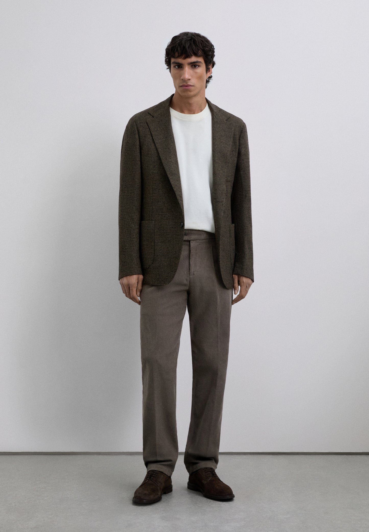 PANTALÓN PANA PINZAS SLIM FIT