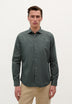 CAMISA CALAVERA BORDADA TONO
