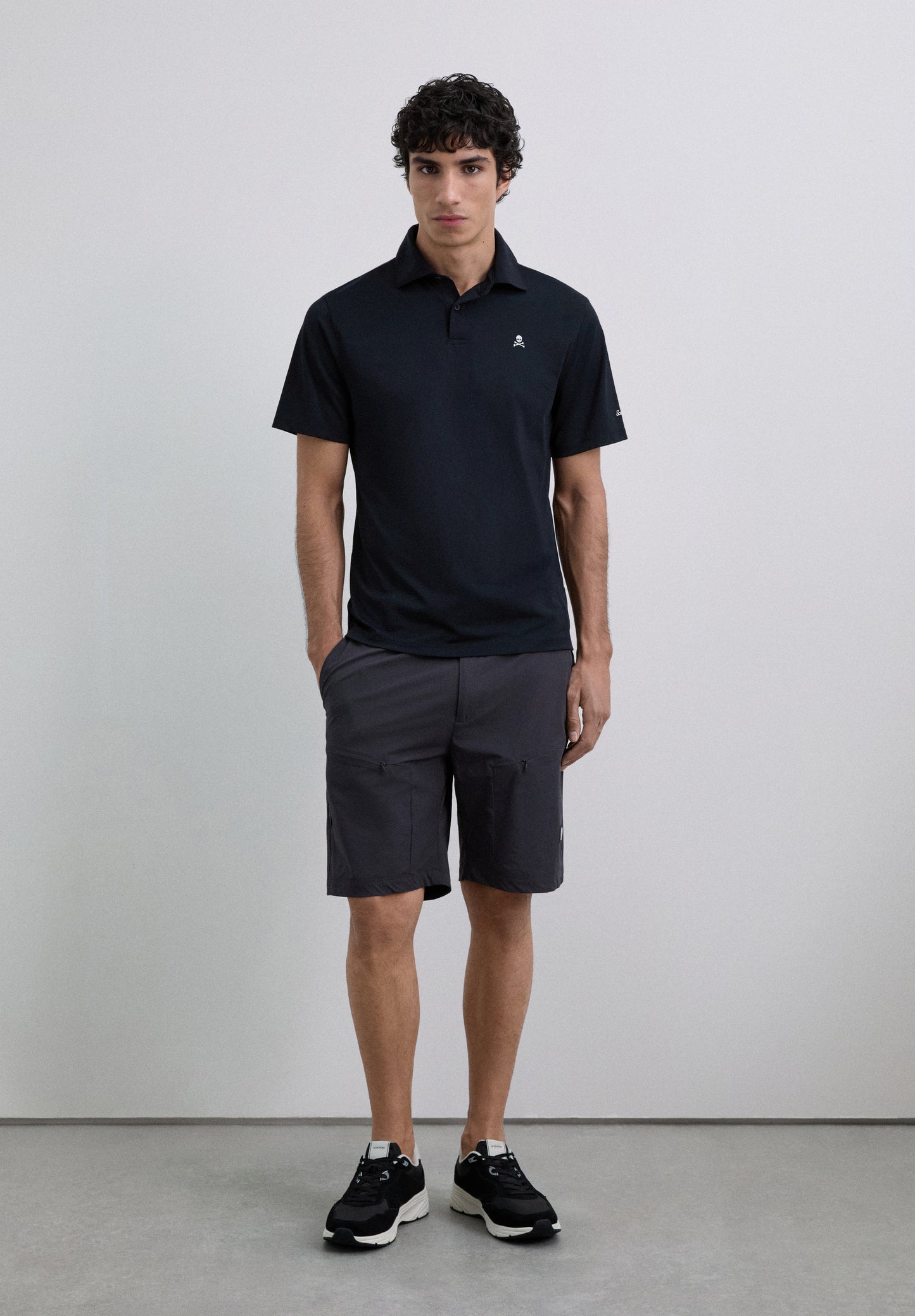 POLO LOGO CONTRASTE ADN