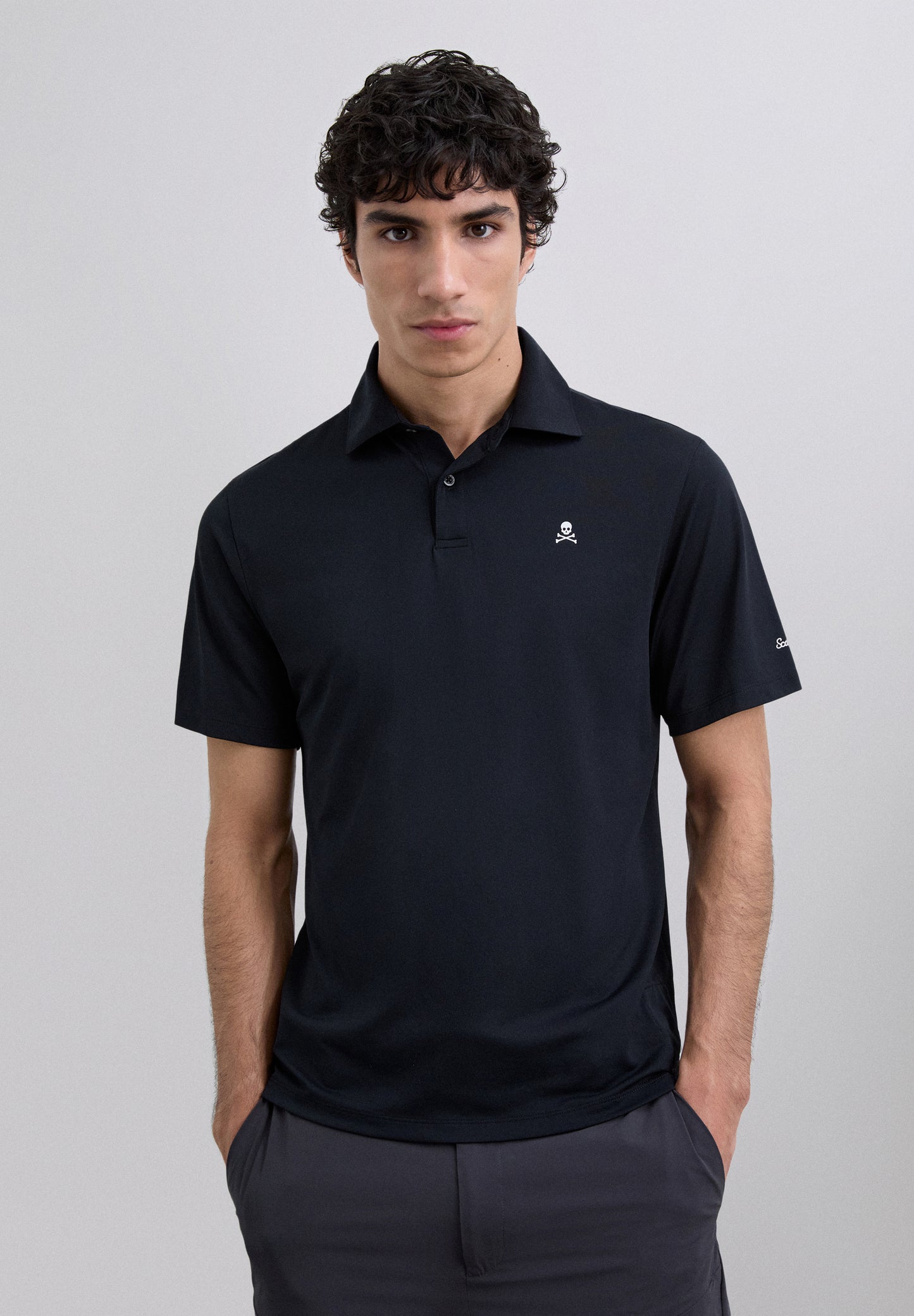POLO LOGO CONTRASTE ADN