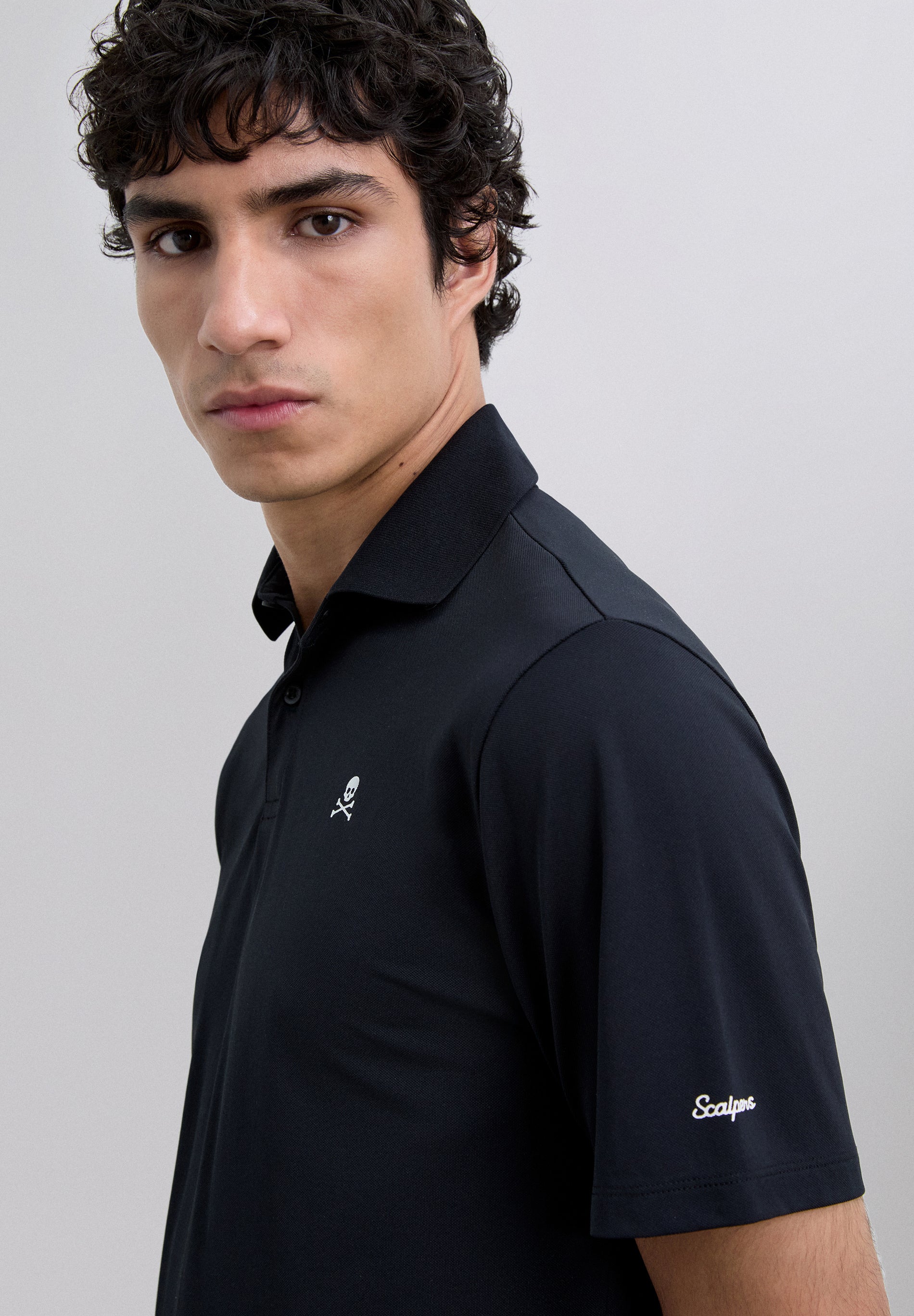 POLO LOGO CONTRASTE ADN