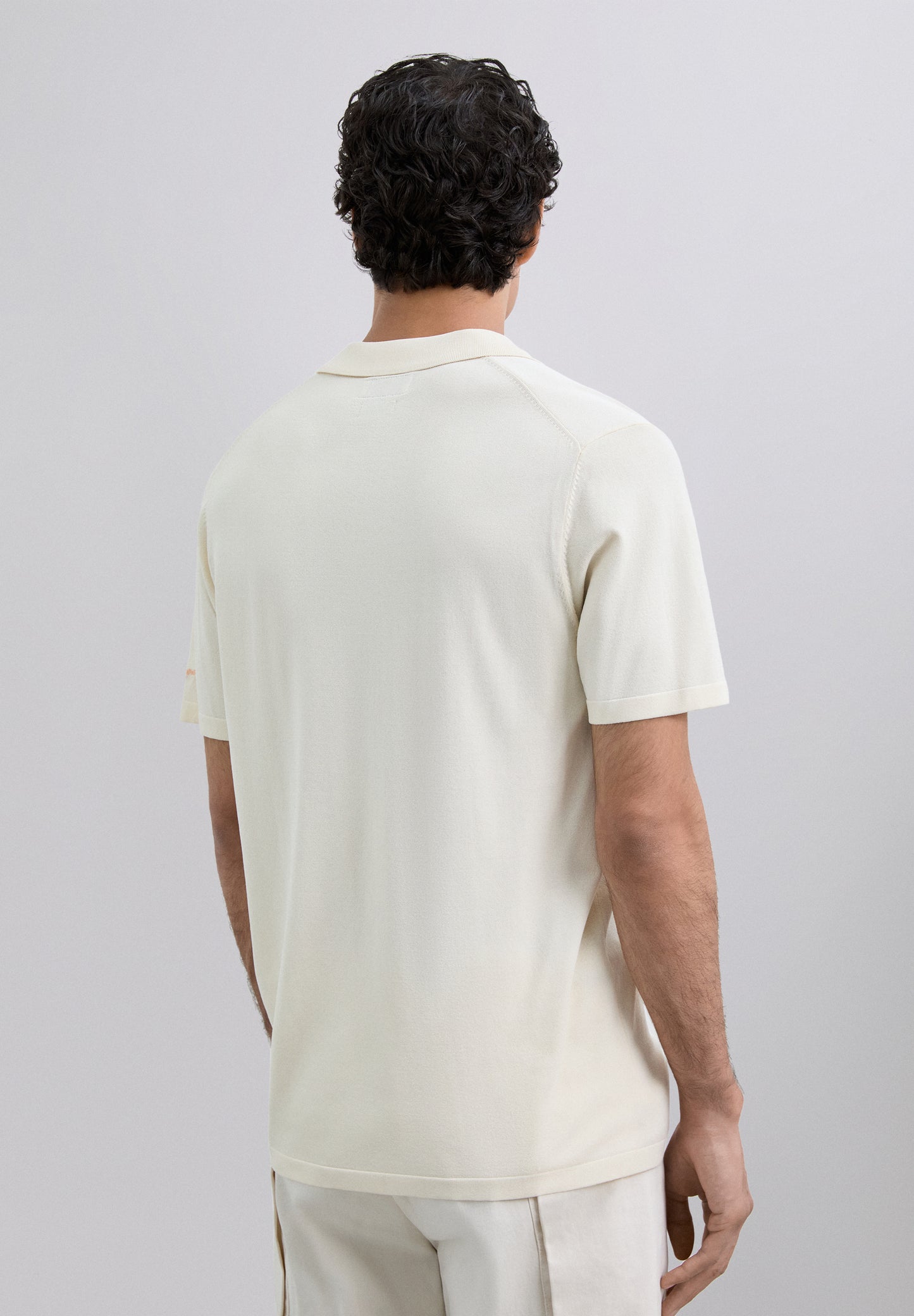 POLO LOGO CONTRASTE ADN