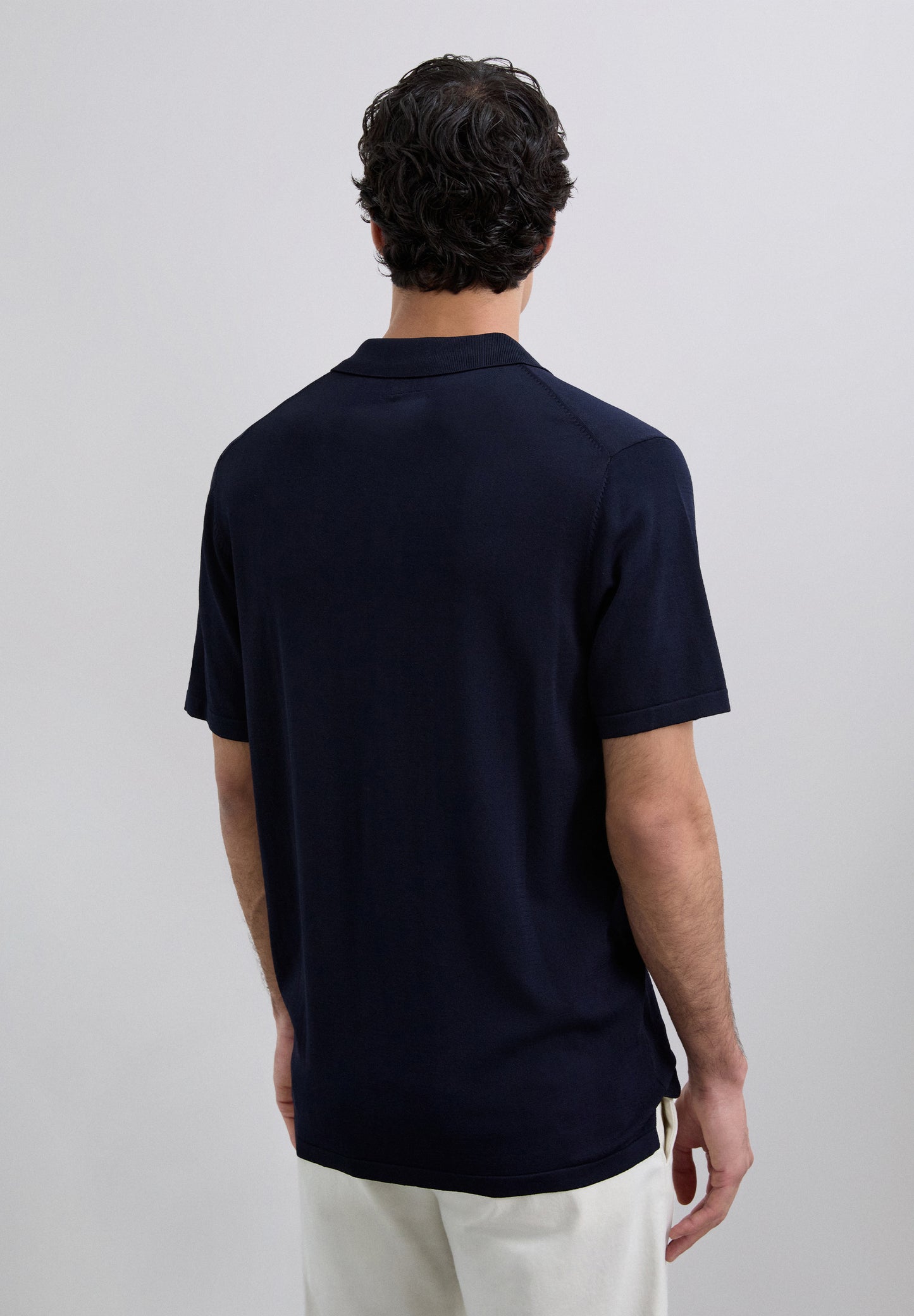 POLO LOGO CONTRASTE ADN