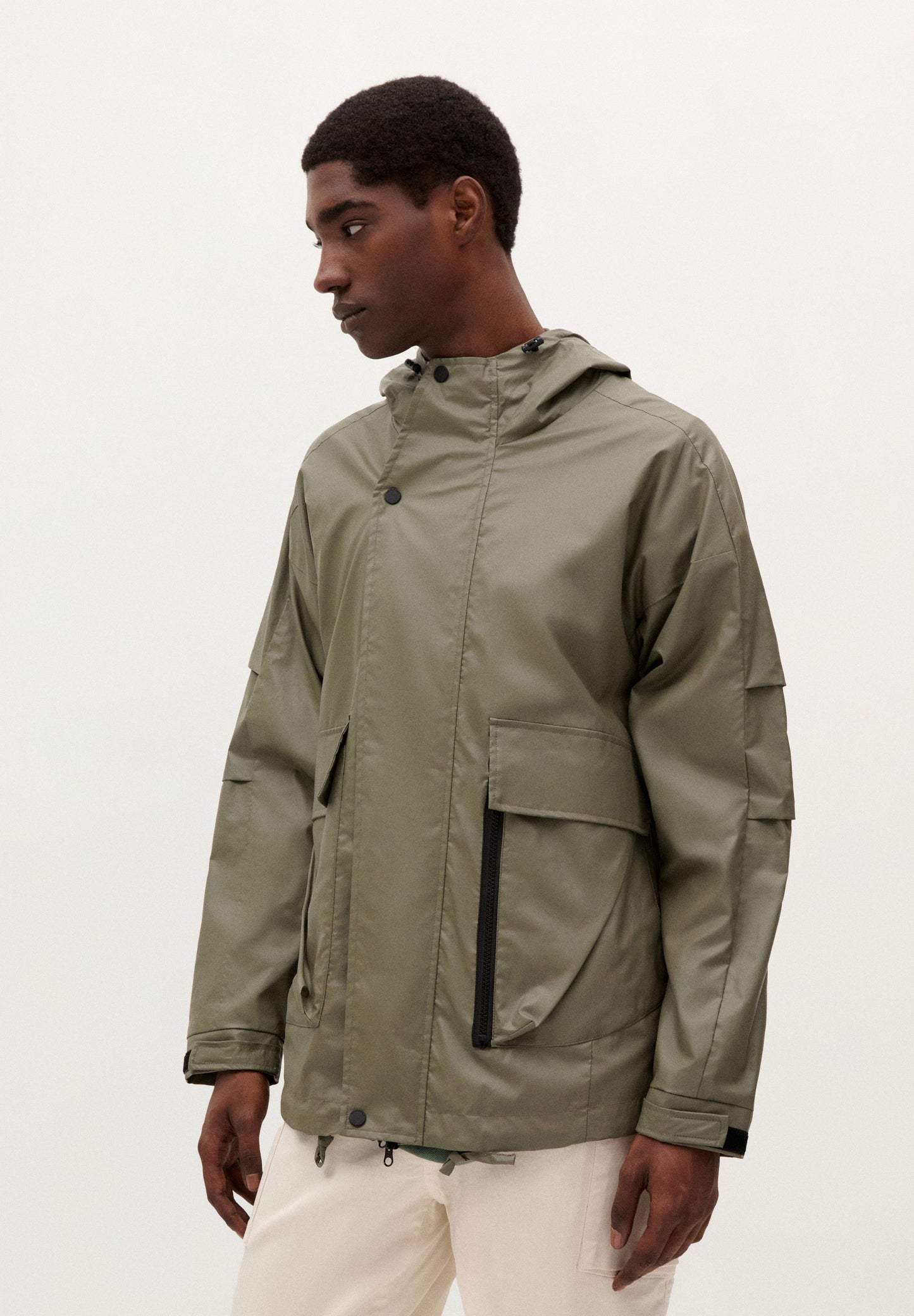 CHAQUETA IMPERMEABLE CRUZADA ADN