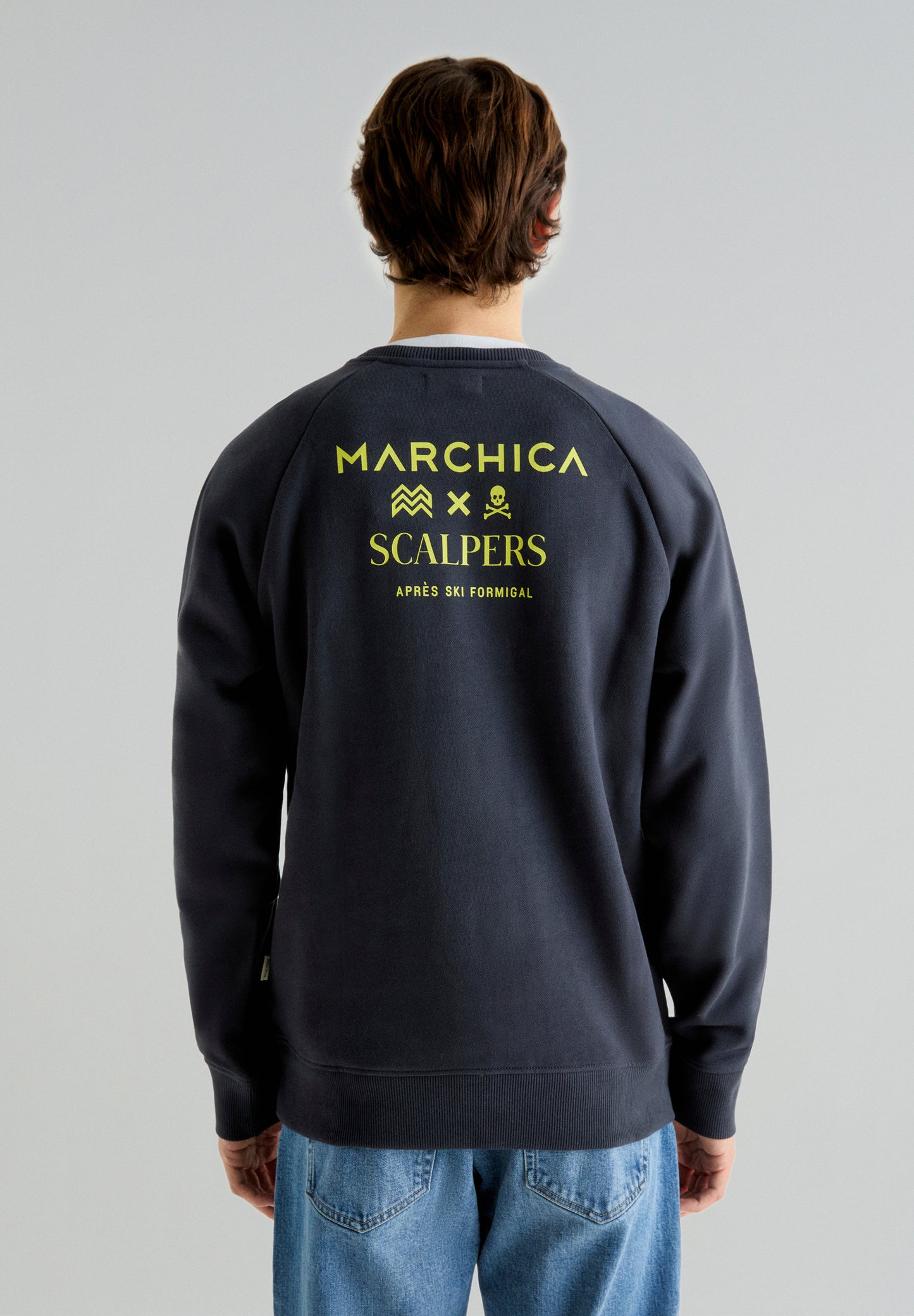 SUDADERA PRINT TRASERO MARCHICA X SCALPERS