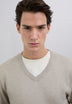 JERSEY PUNTO CUELLO PICO ALGODÓN
