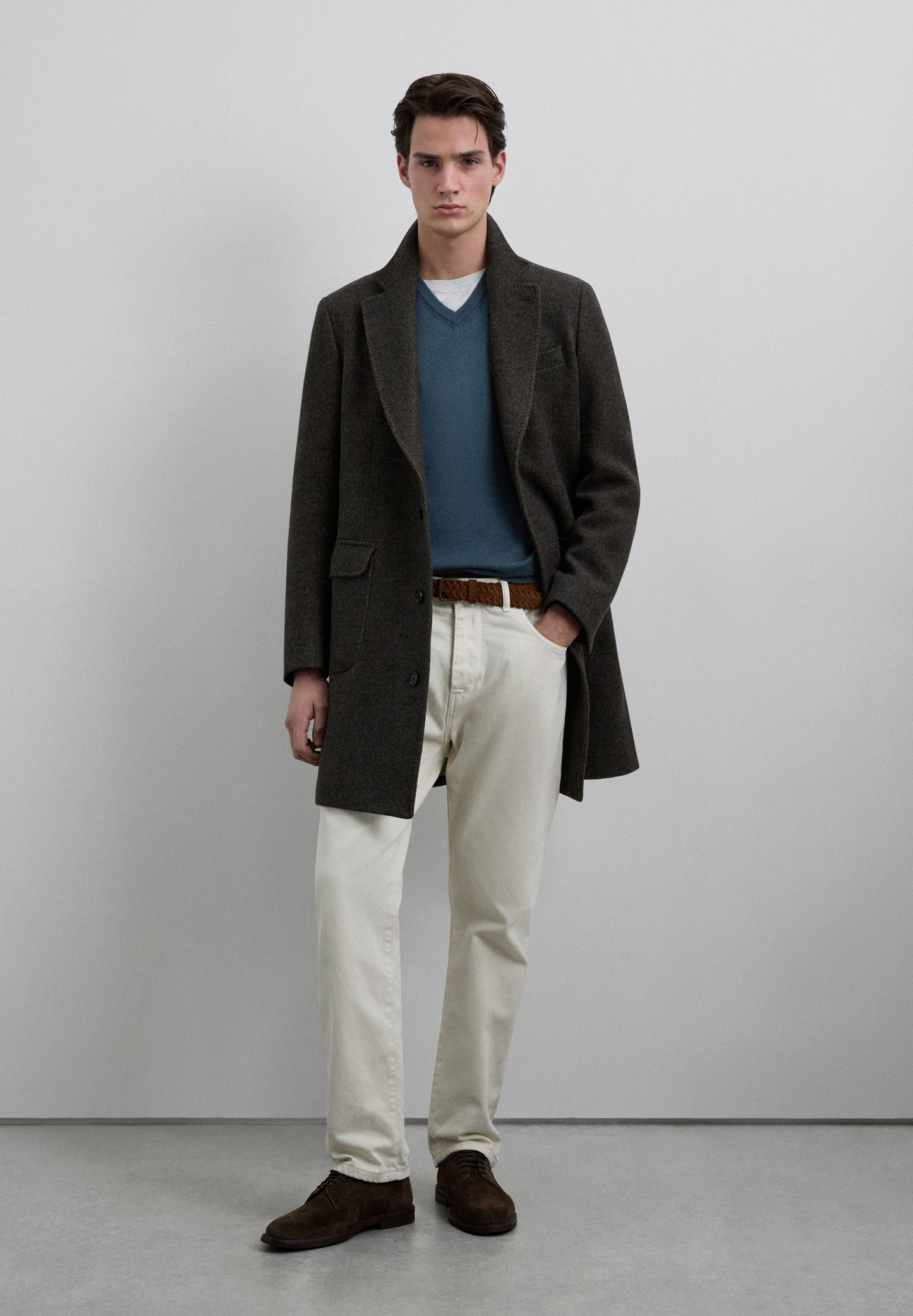 JERSEY PUNTO CUELLO PICO ALGODÓN