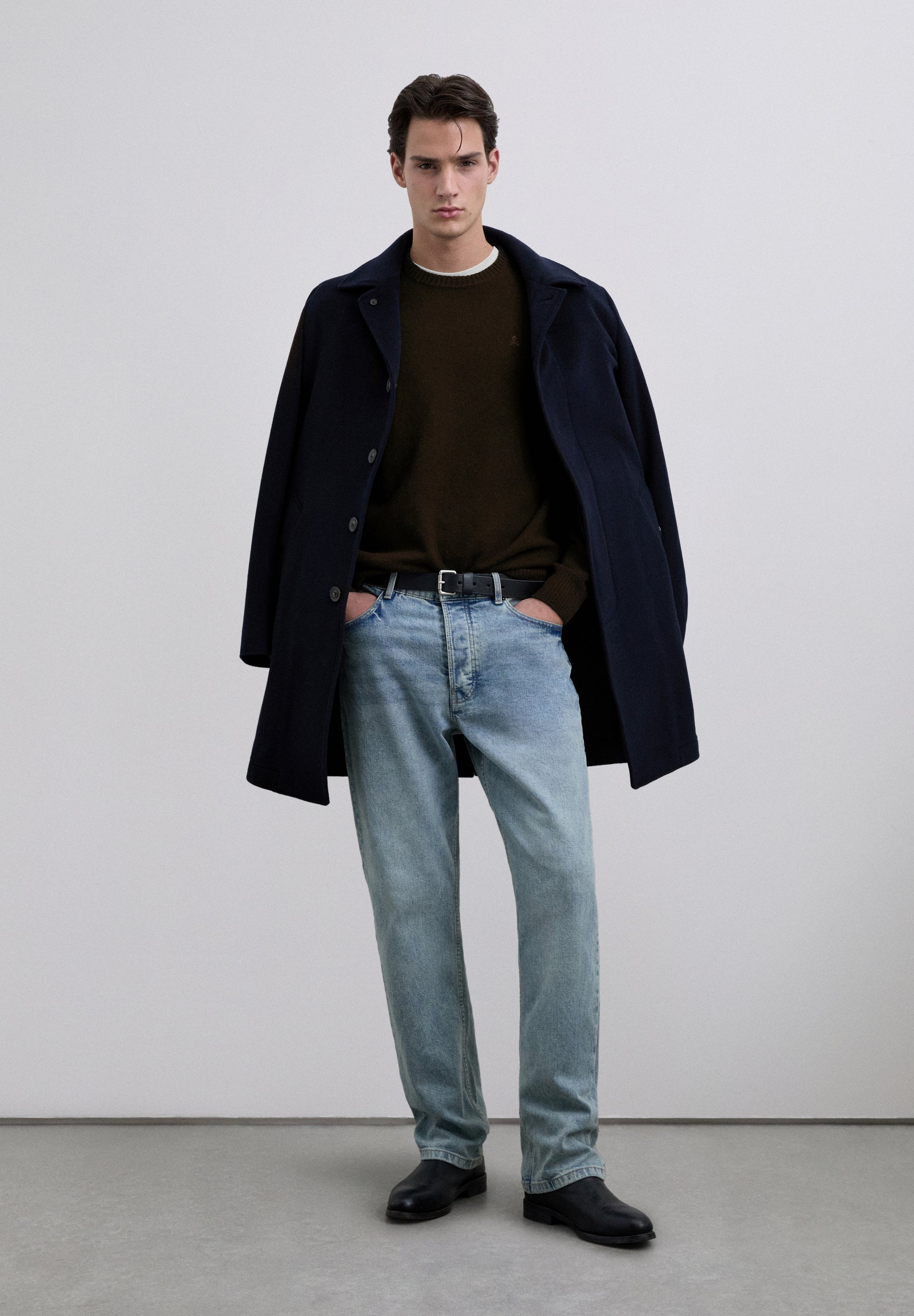 JERSEY CUELLO REDONDO MEZCLA LANA