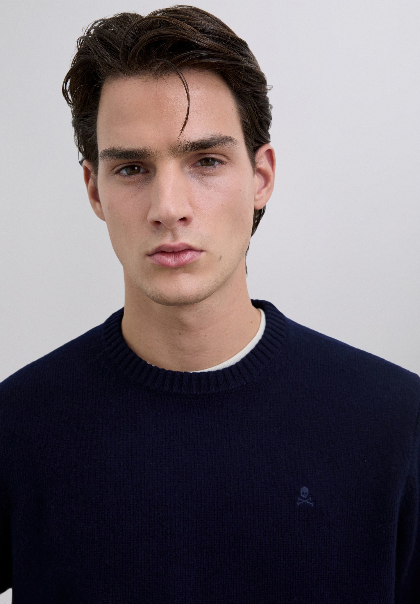 JERSEY CUELLO REDONDO MEZCLA LANA