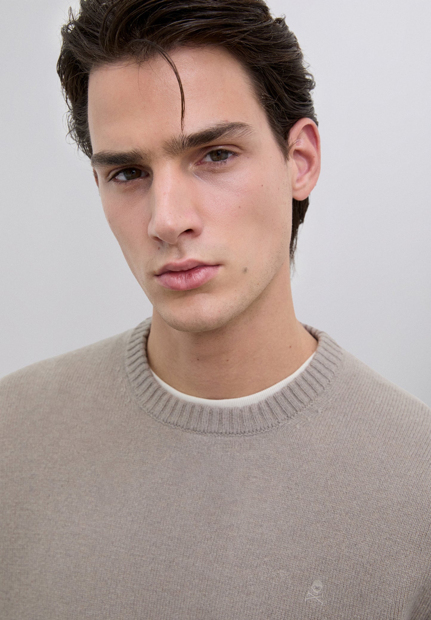 JERSEY CUELLO REDONDO MEZCLA LANA